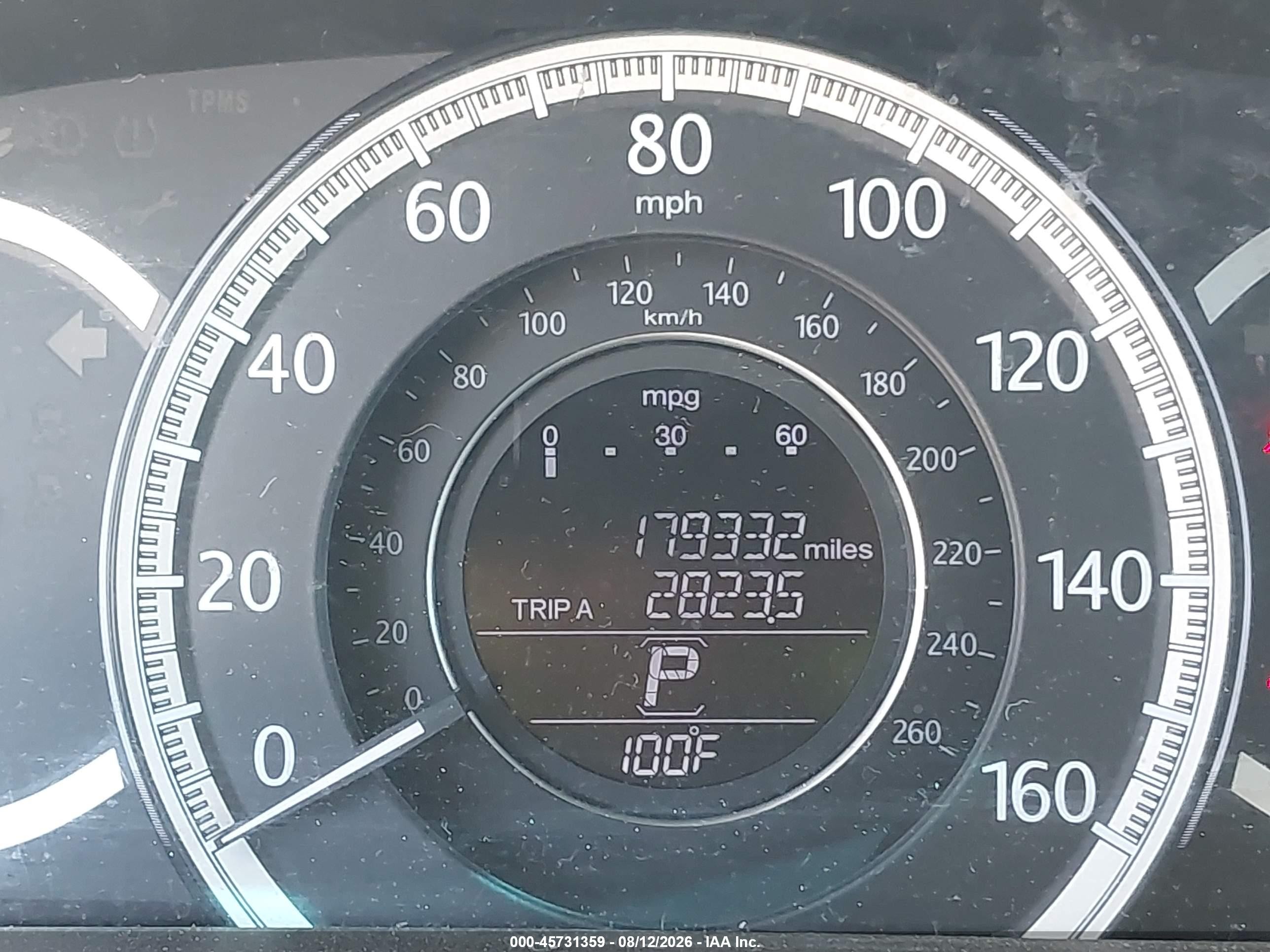 2013 Honda Accord Ex-l V-6 Brown vin: 1HGCR3F82DA011181