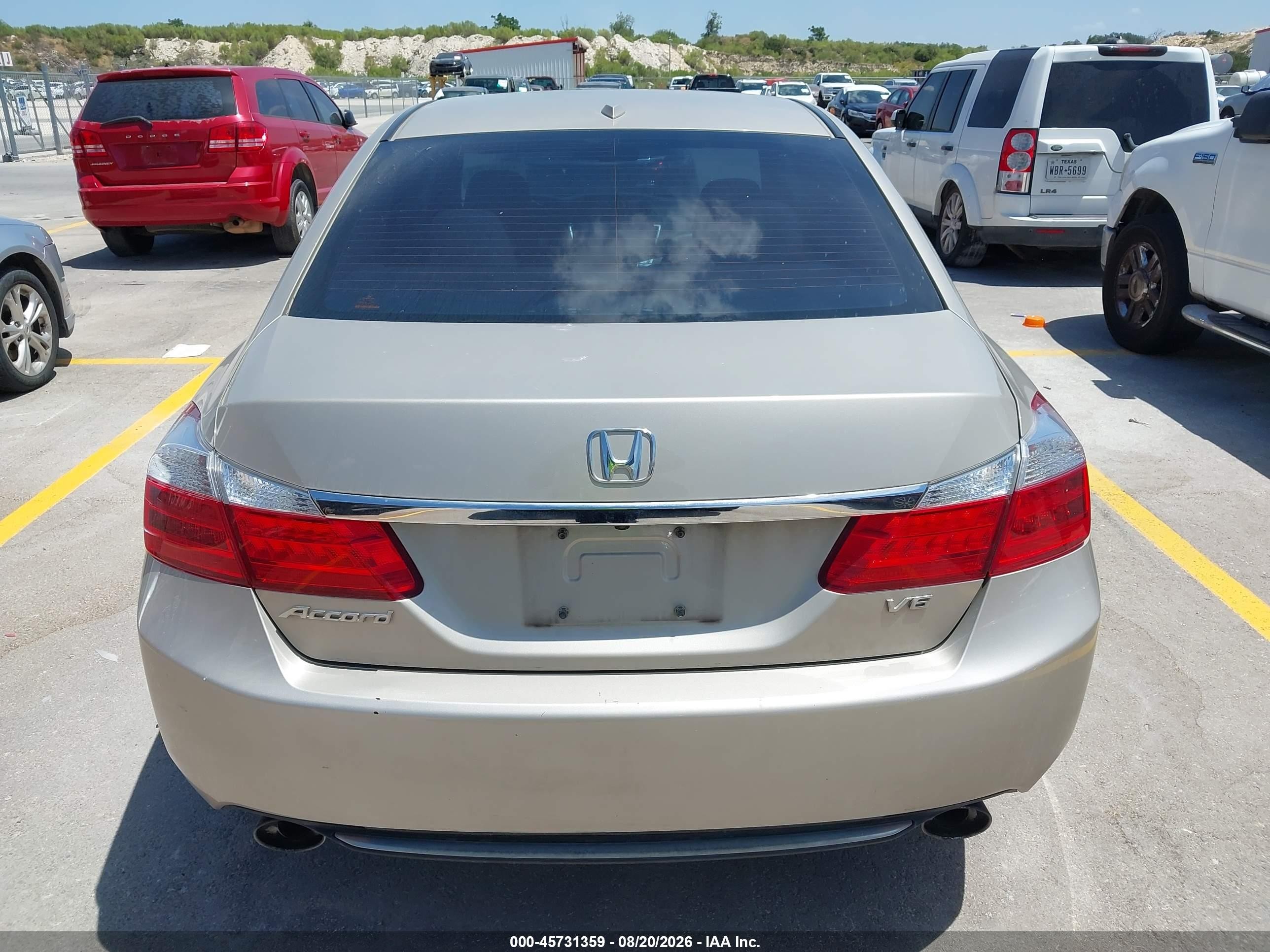 2013 Honda Accord Ex-l V-6 Brown vin: 1HGCR3F82DA011181