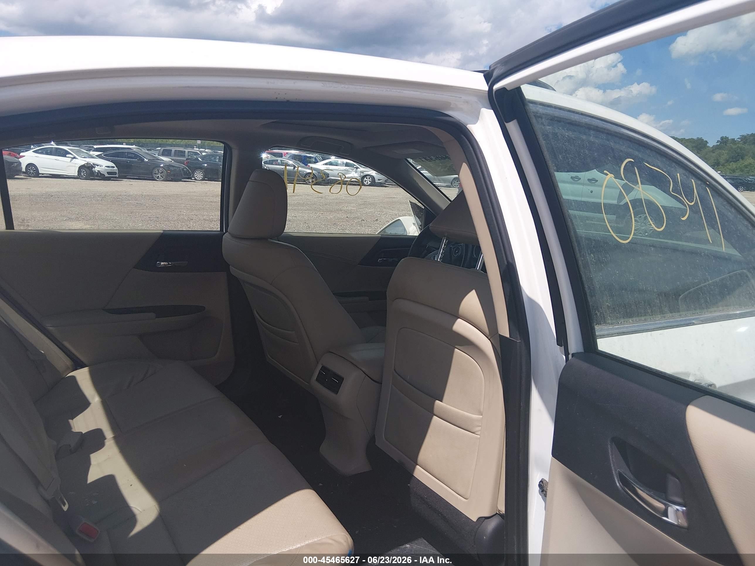 2013 Honda Accord Ex-l V-6 Белый vin: 1HGCR3F82DA011214