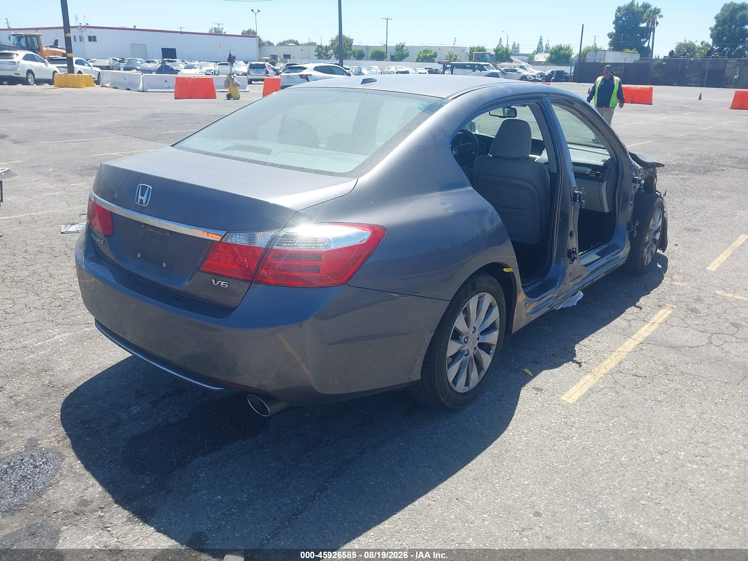 2013 Honda Accord Ex-l V-6 Silver vin: 1HGCR3F82DA016140