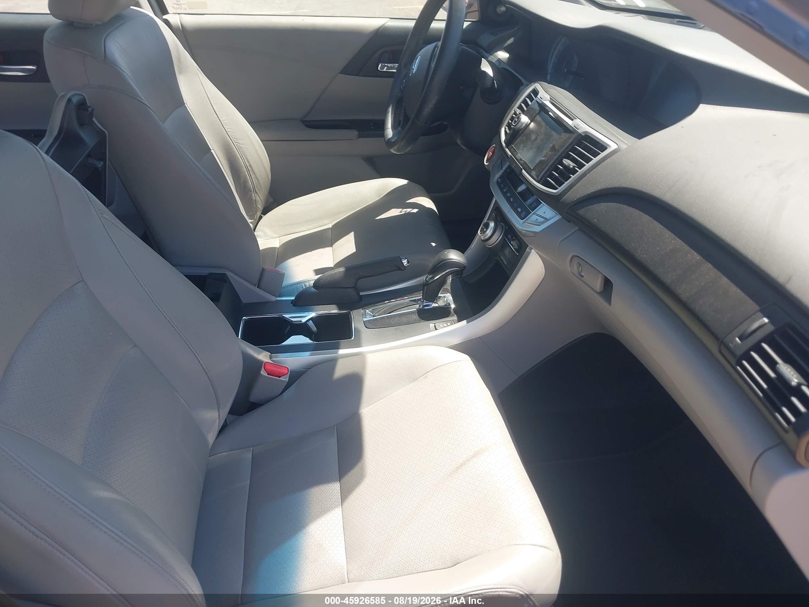 2013 Honda Accord Ex-l V-6 Silver vin: 1HGCR3F82DA016140