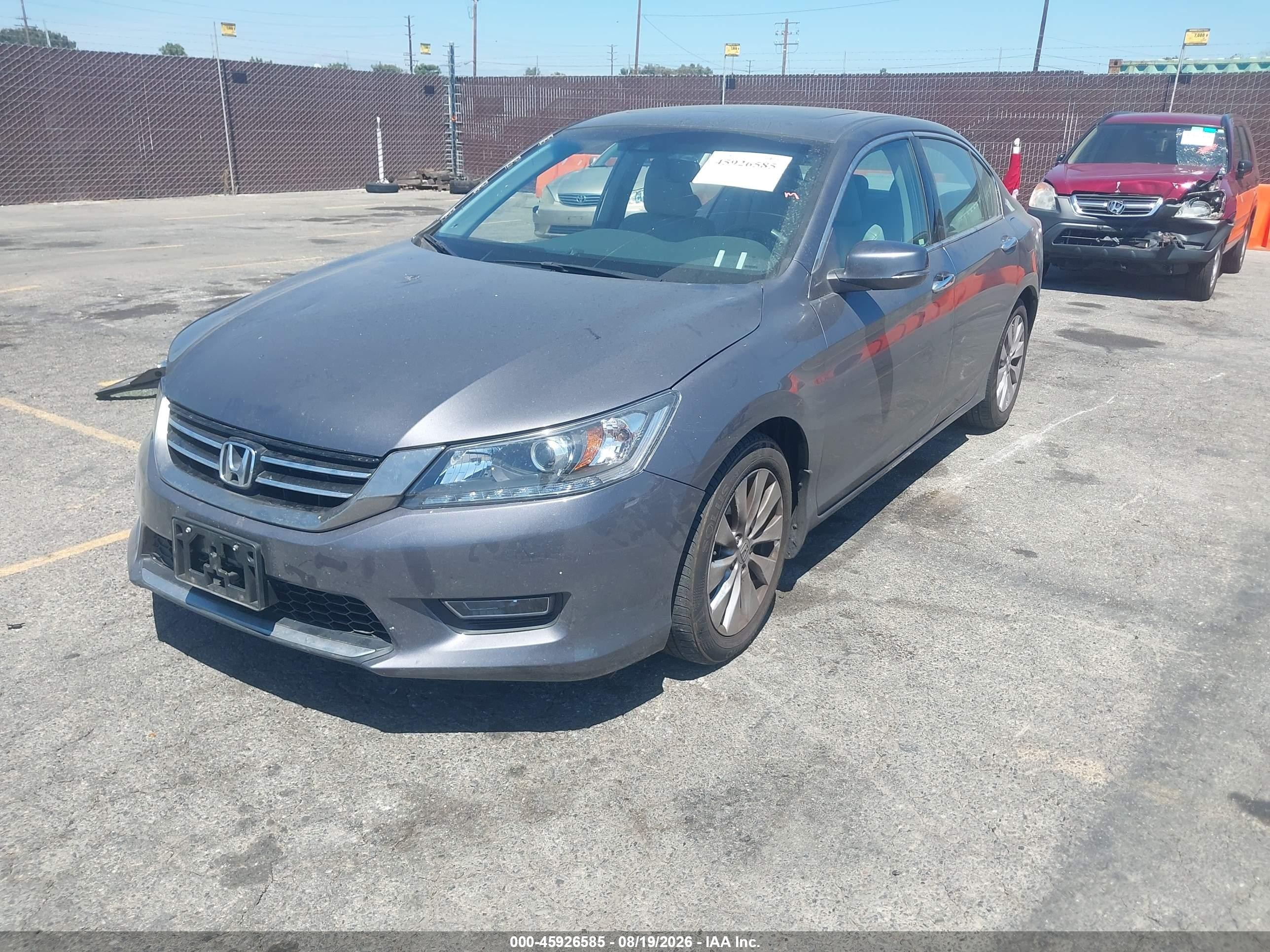 2013 Honda Accord Ex-l V-6 Silver vin: 1HGCR3F82DA016140