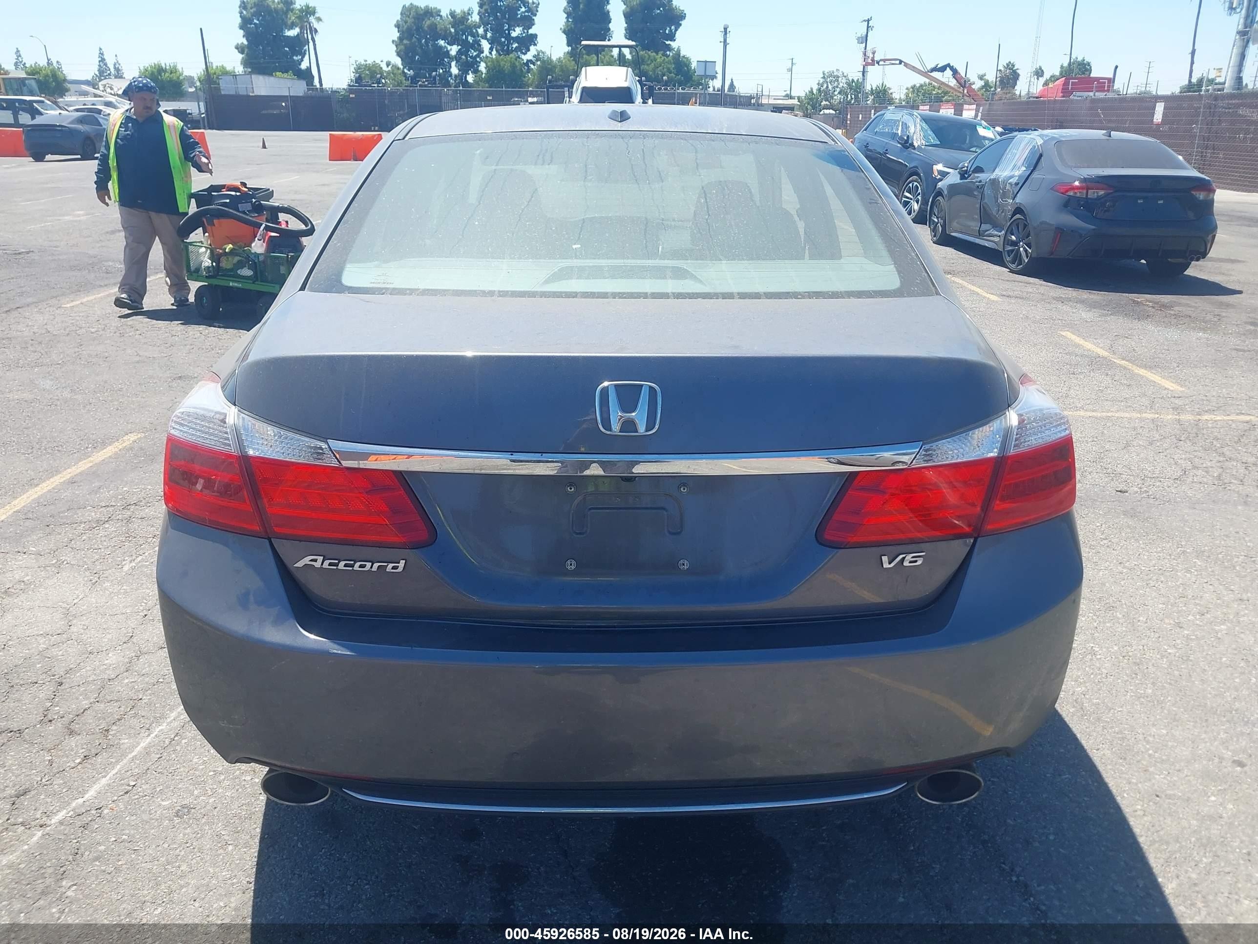 2013 Honda Accord Ex-l V-6 Silver vin: 1HGCR3F82DA016140