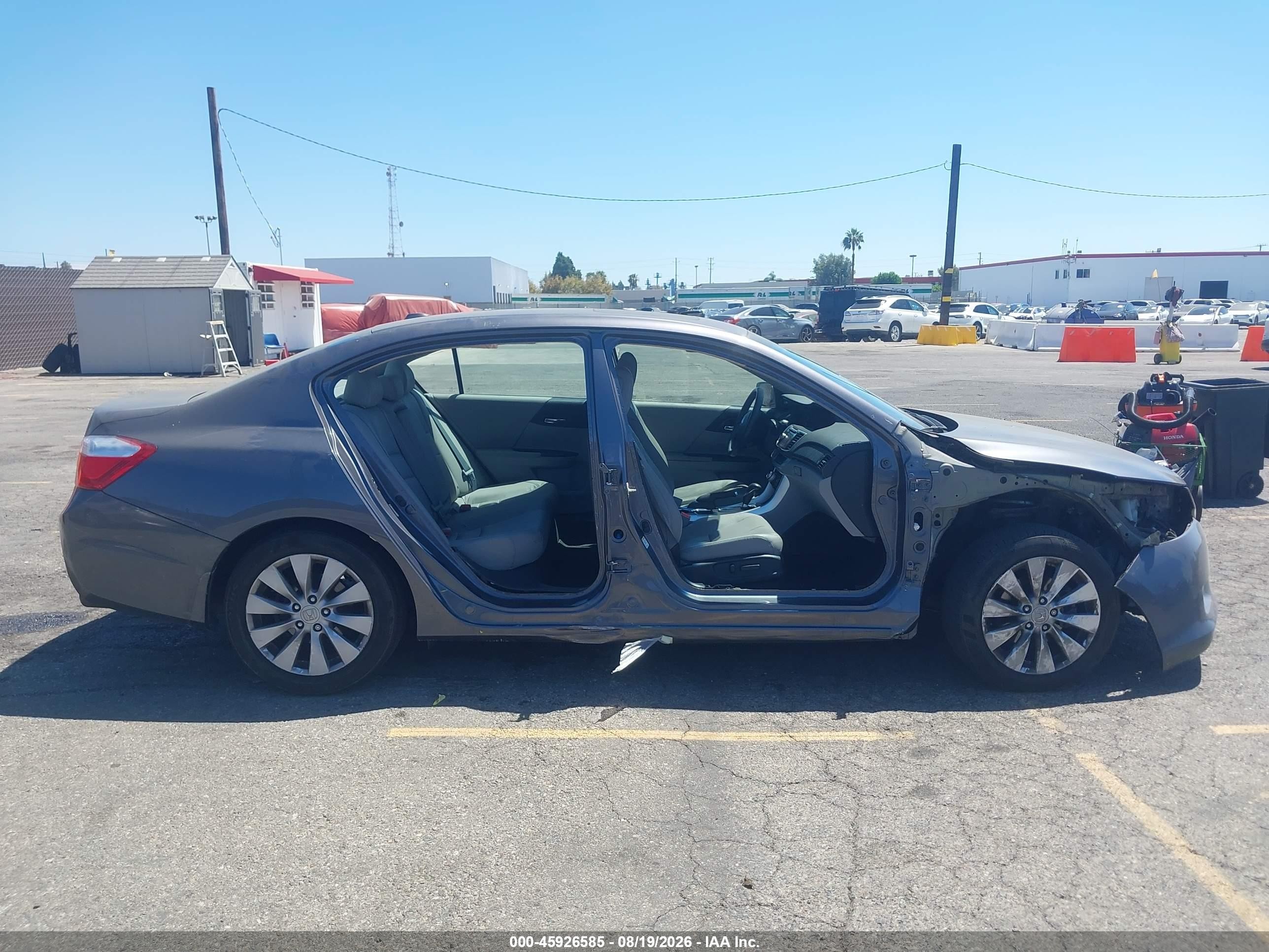 2013 Honda Accord Ex-l V-6 Silver vin: 1HGCR3F82DA016140