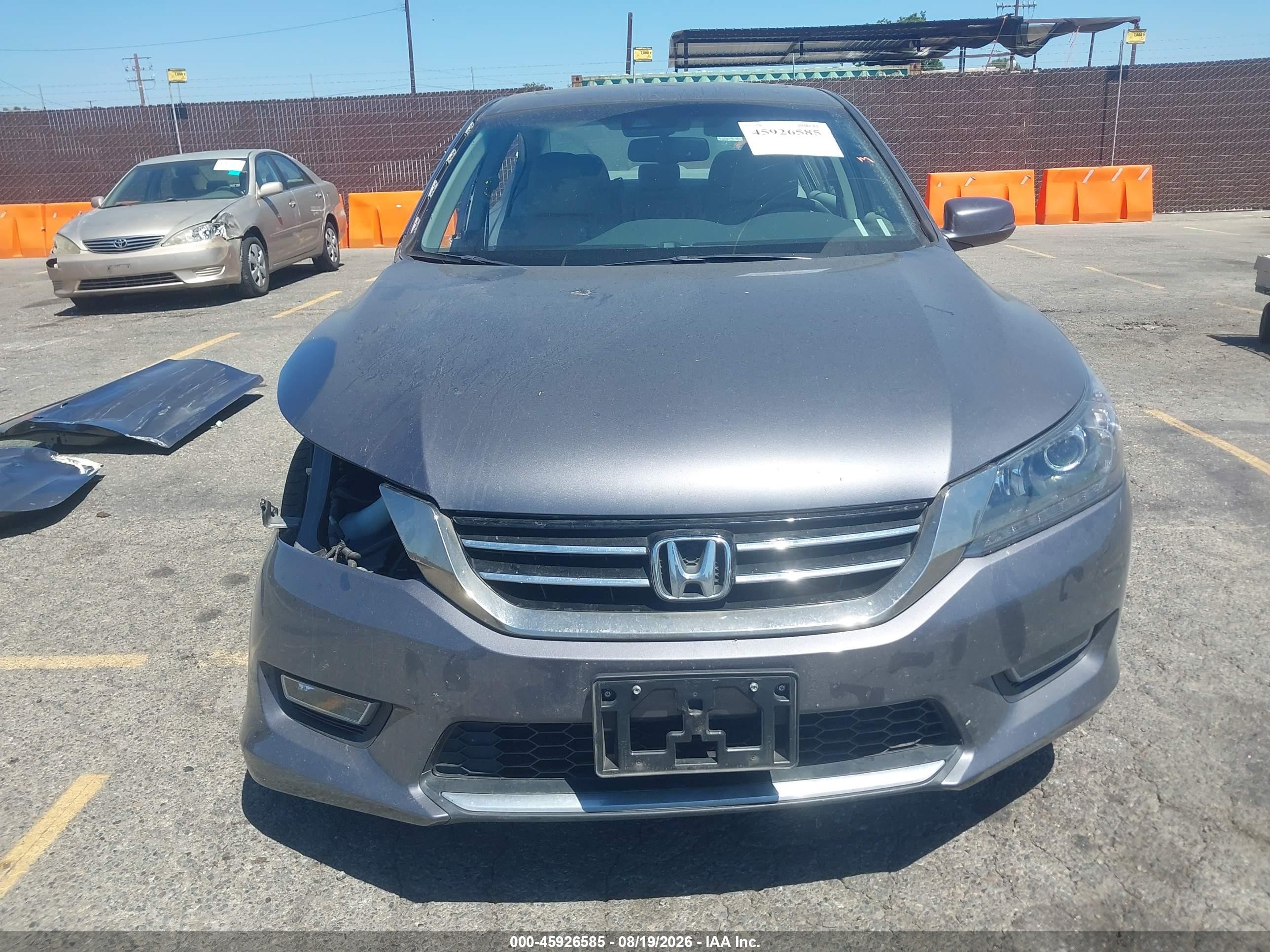 2013 Honda Accord Ex-l V-6 Silver vin: 1HGCR3F82DA016140