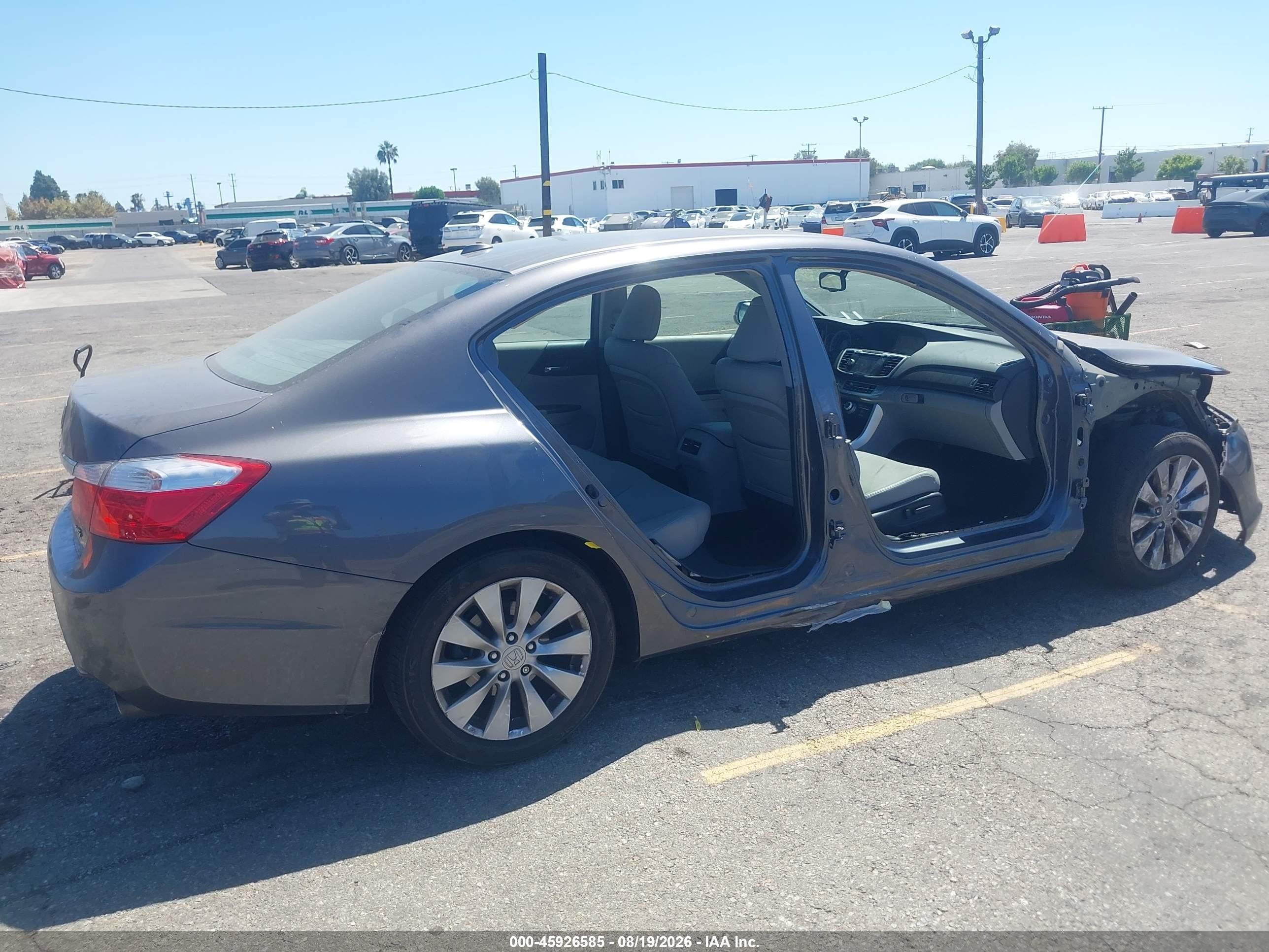 2013 Honda Accord Ex-l V-6 Silver vin: 1HGCR3F82DA016140