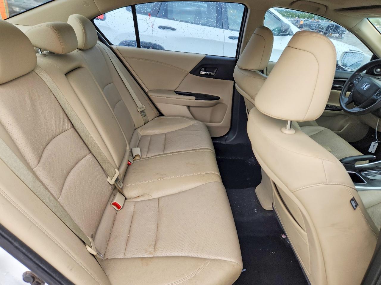 2013 Honda Accord Exl White vin: 1HGCR3F82DA024755