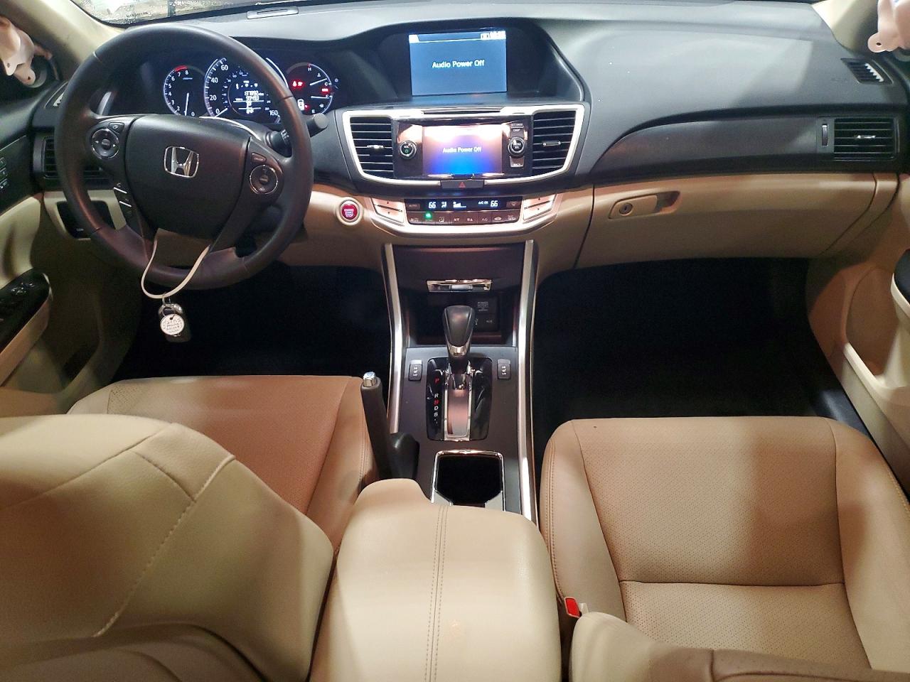 2013 Honda Accord Exl White vin: 1HGCR3F82DA031754