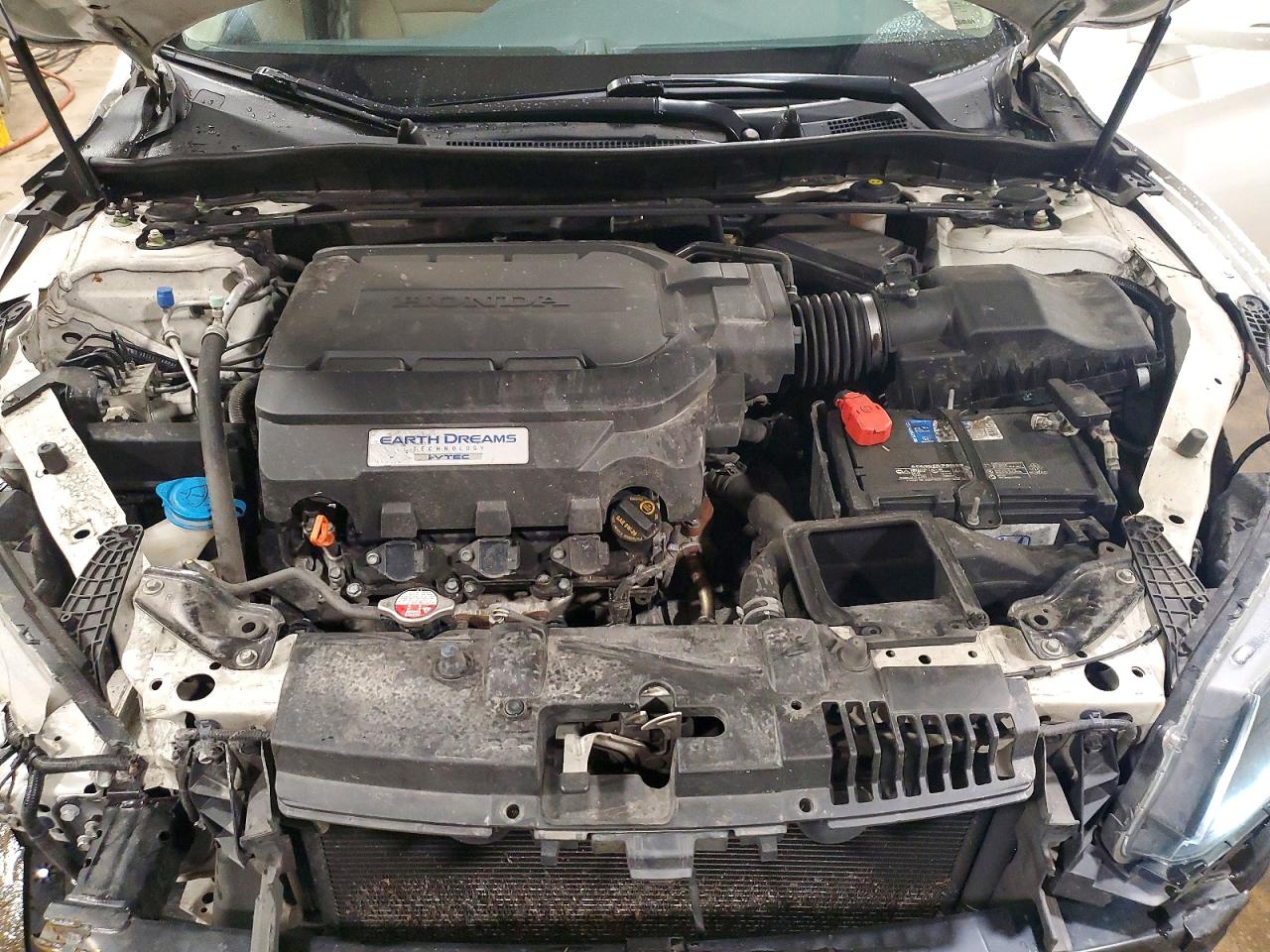 2013 Honda Accord Exl White vin: 1HGCR3F82DA031754