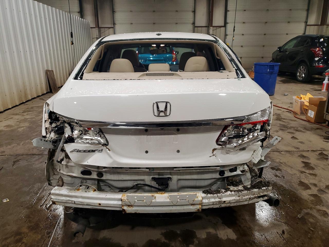 2013 Honda Accord Exl White vin: 1HGCR3F82DA031754