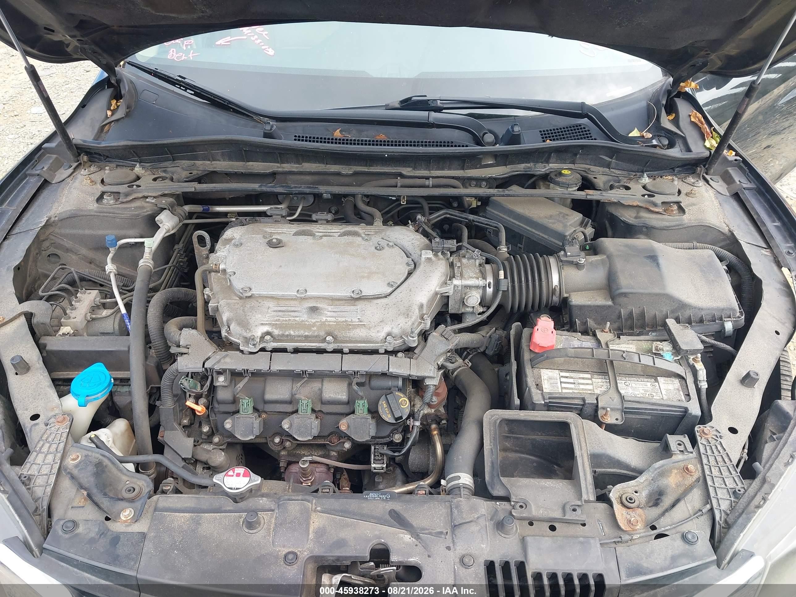 2013 Honda Accord Ex-l V-6 Black vin: 1HGCR3F82DA045055