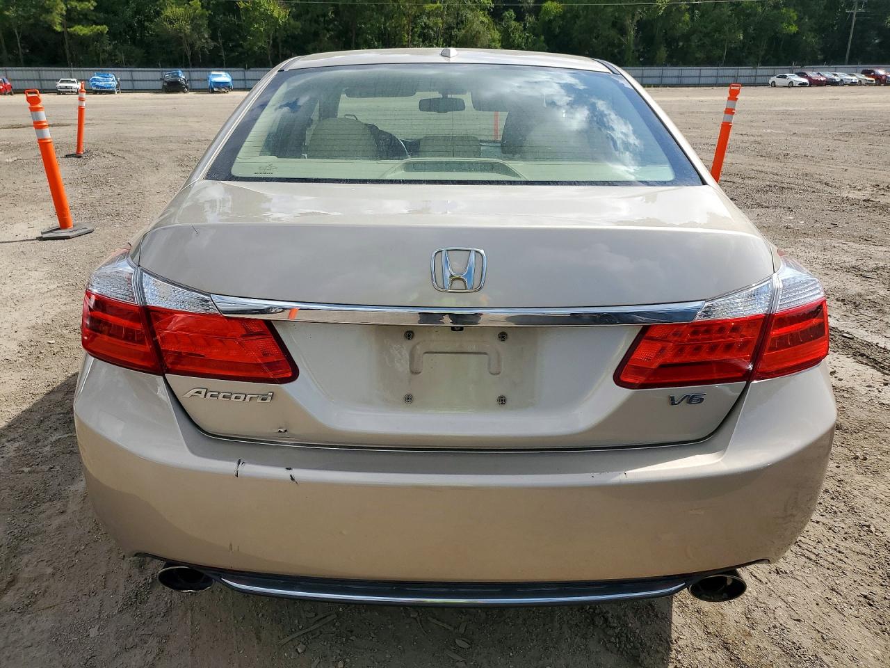 2014 Honda Accord Exl Бежевый vin: 1HGCR3F82EA005673