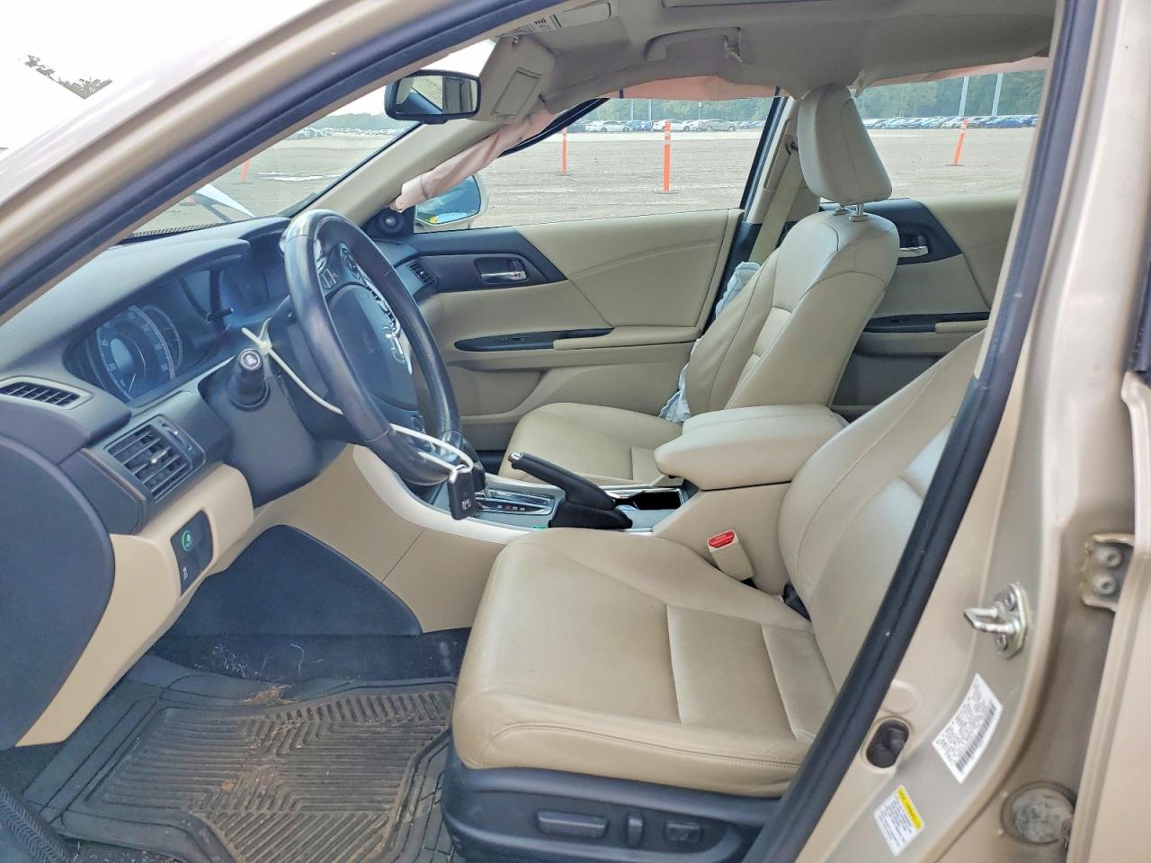 2014 Honda Accord Exl Бежевый vin: 1HGCR3F82EA005673