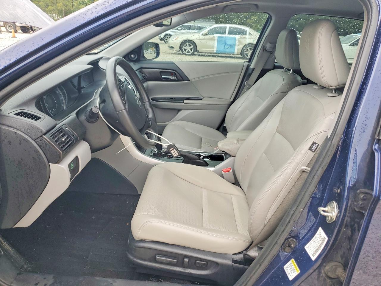 2014 Honda Accord Exl Blue vin: 1HGCR3F82EA005995