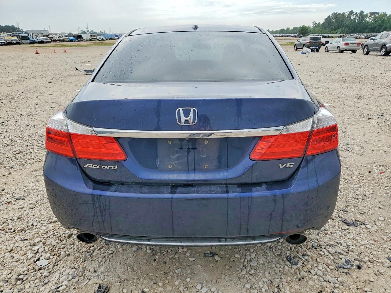 2014 Honda Accord Exl Blue vin: 1HGCR3F82EA005995