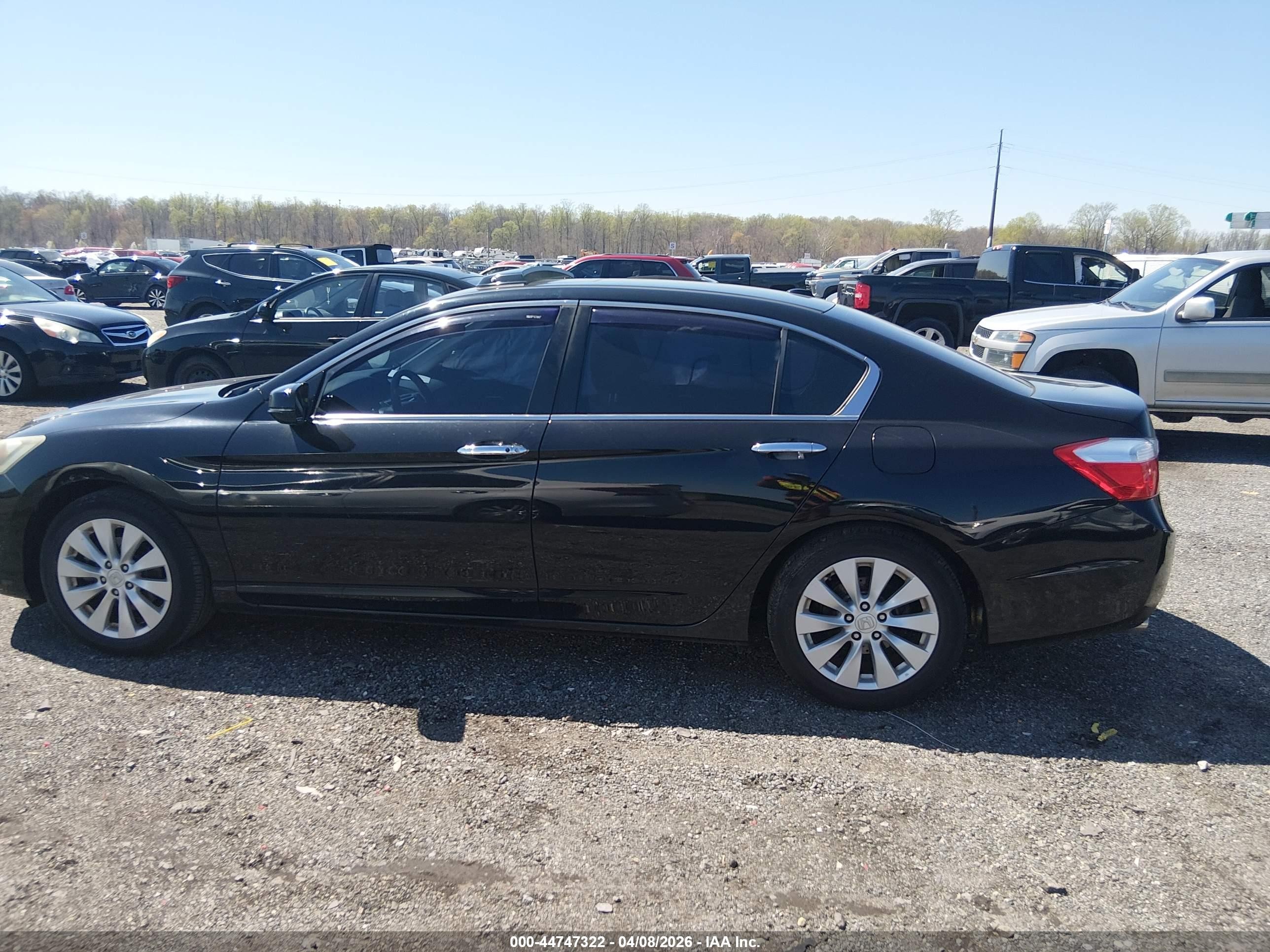 2014 Honda Accord Ex-l V-6 Черный vin: 1HGCR3F82EA025311