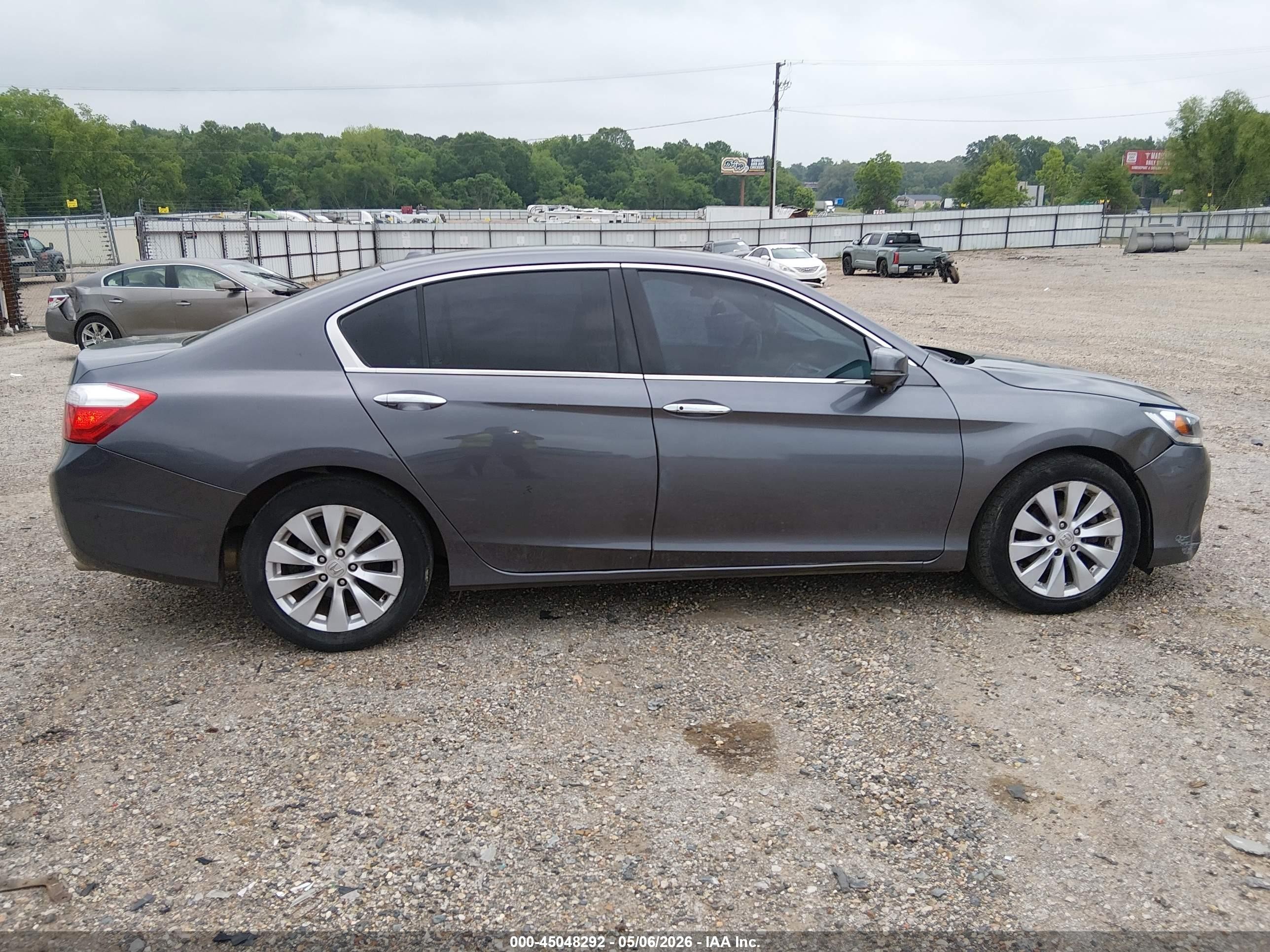 2014 Honda Accord Ex-l V-6 Серый vin: 1HGCR3F82EA034509
