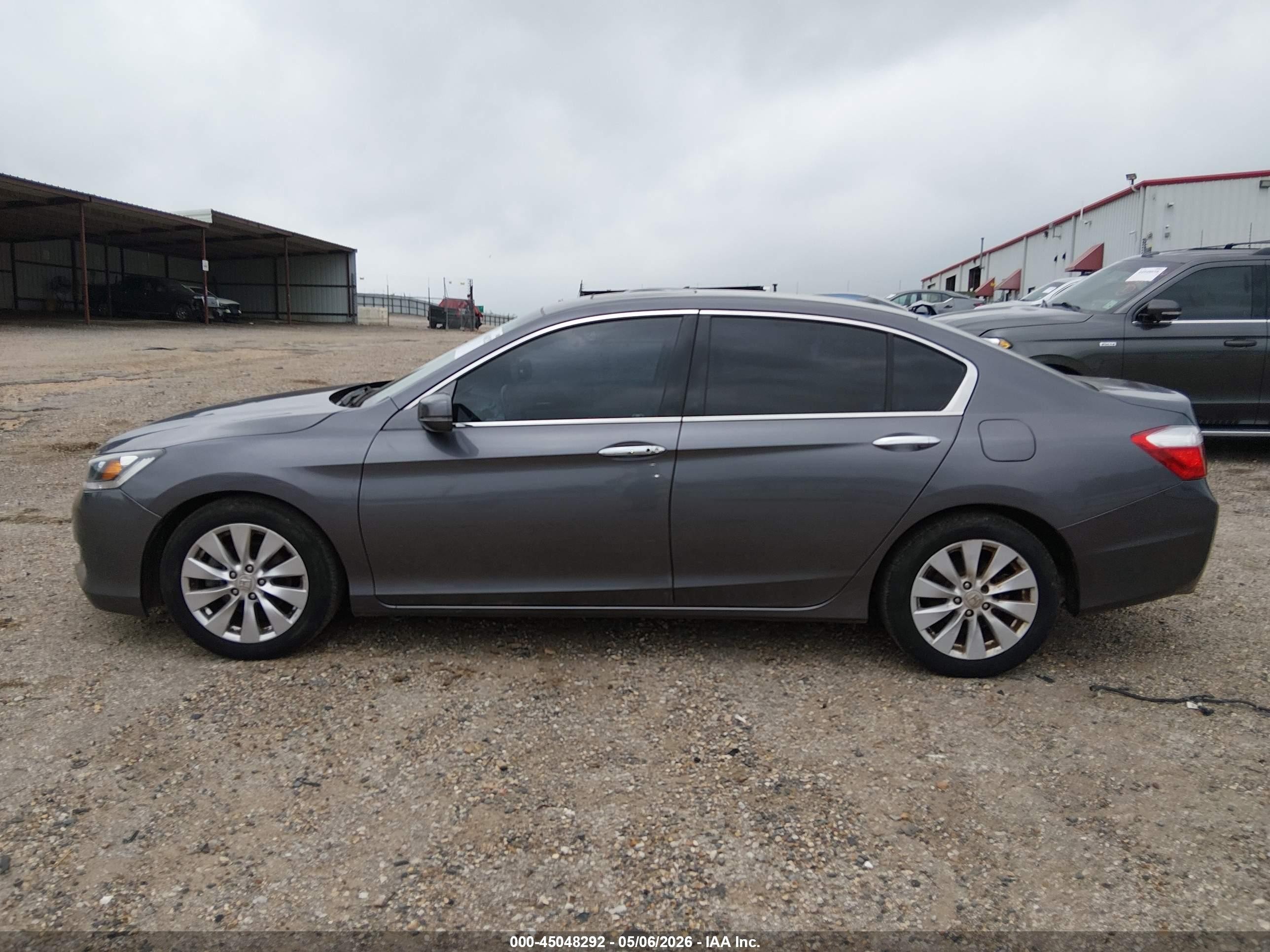 2014 Honda Accord Ex-l V-6 Серый vin: 1HGCR3F82EA034509