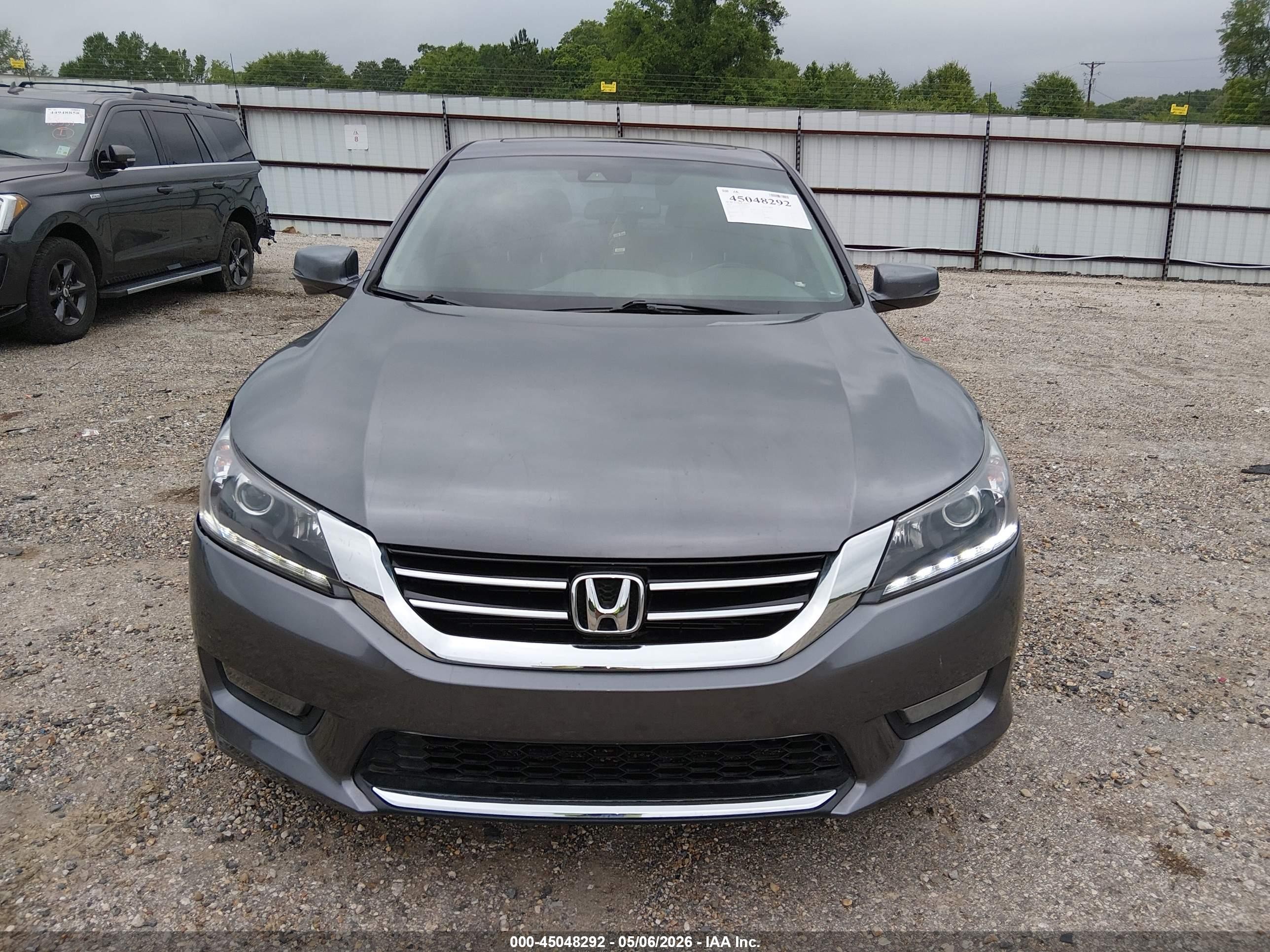 2014 Honda Accord Ex-l V-6 Серый vin: 1HGCR3F82EA034509