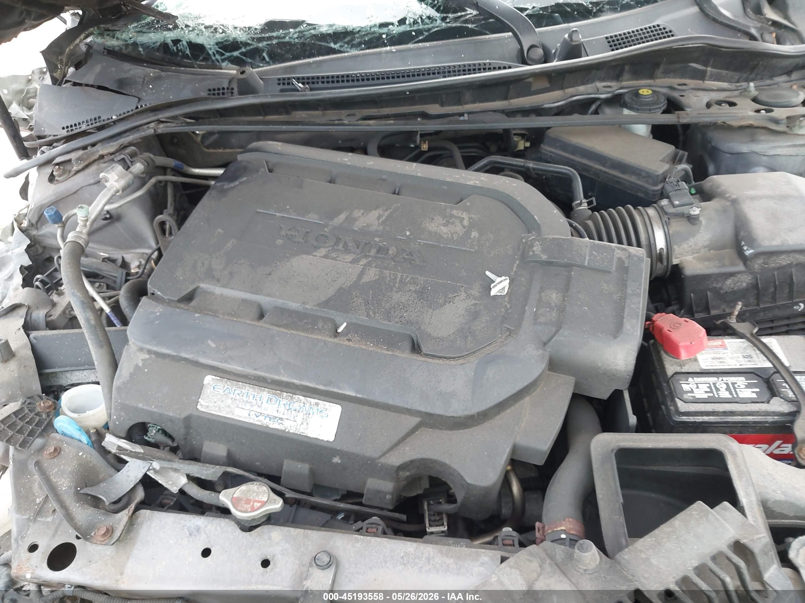 2015 Honda Accord Ex-l V-6 Серый vin: 1HGCR3F82FA000944