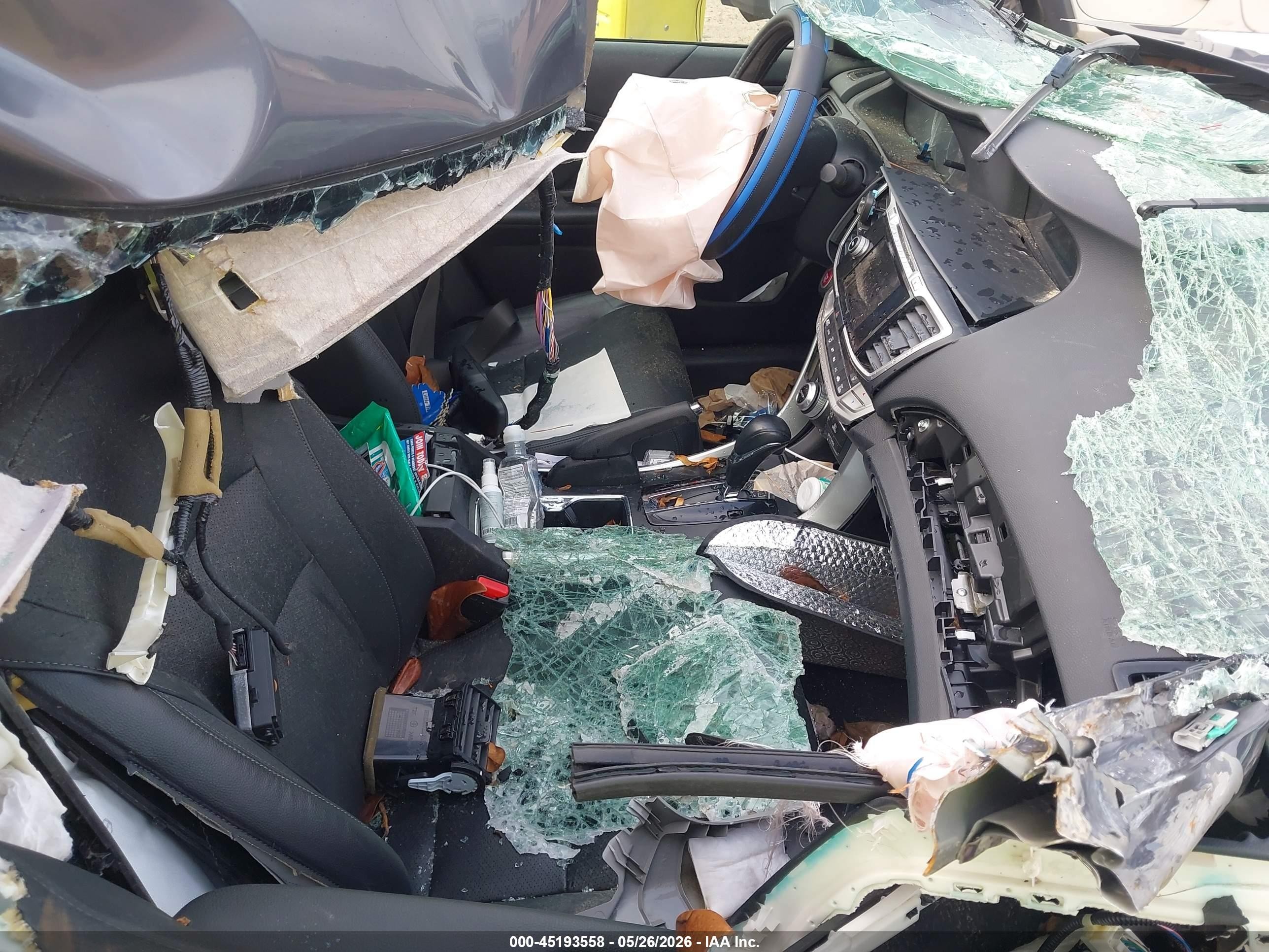 2015 Honda Accord Ex-l V-6 Серый vin: 1HGCR3F82FA000944