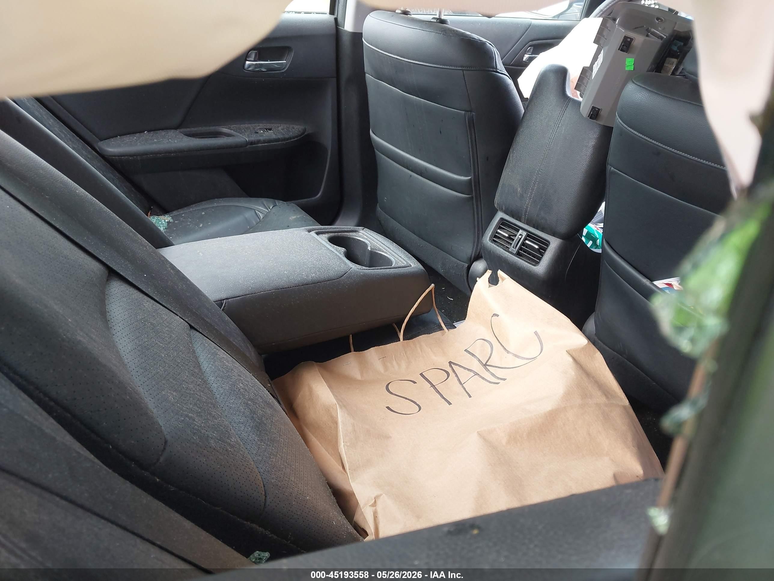 2015 Honda Accord Ex-l V-6 Серый vin: 1HGCR3F82FA000944