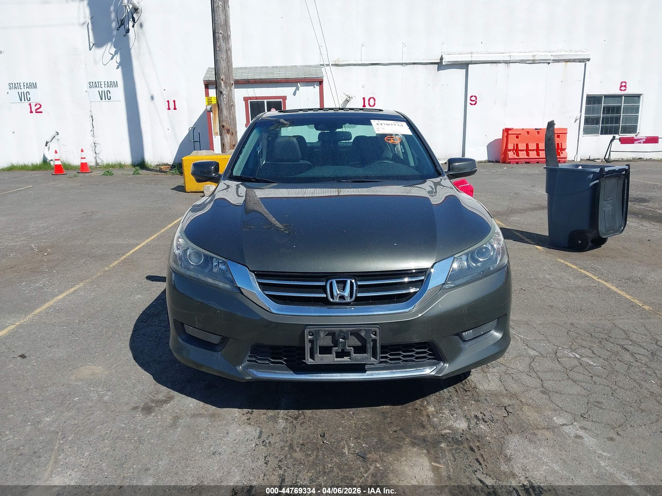 2015 Honda Accord Ex-l V-6 Серый vin: 1HGCR3F82FA001401