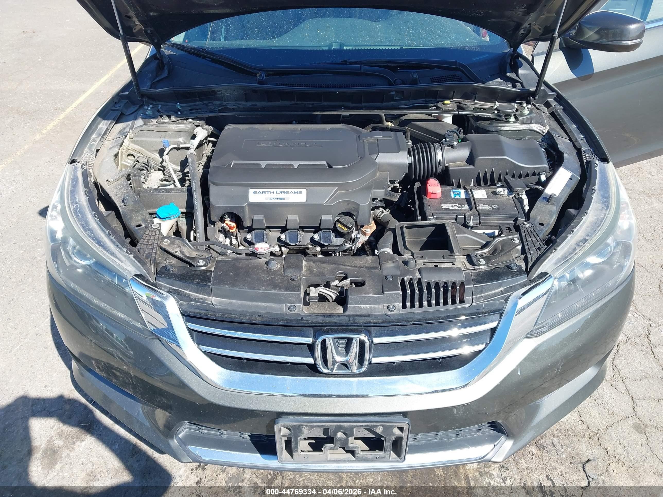 2015 Honda Accord Ex-l V-6 Серый vin: 1HGCR3F82FA001401