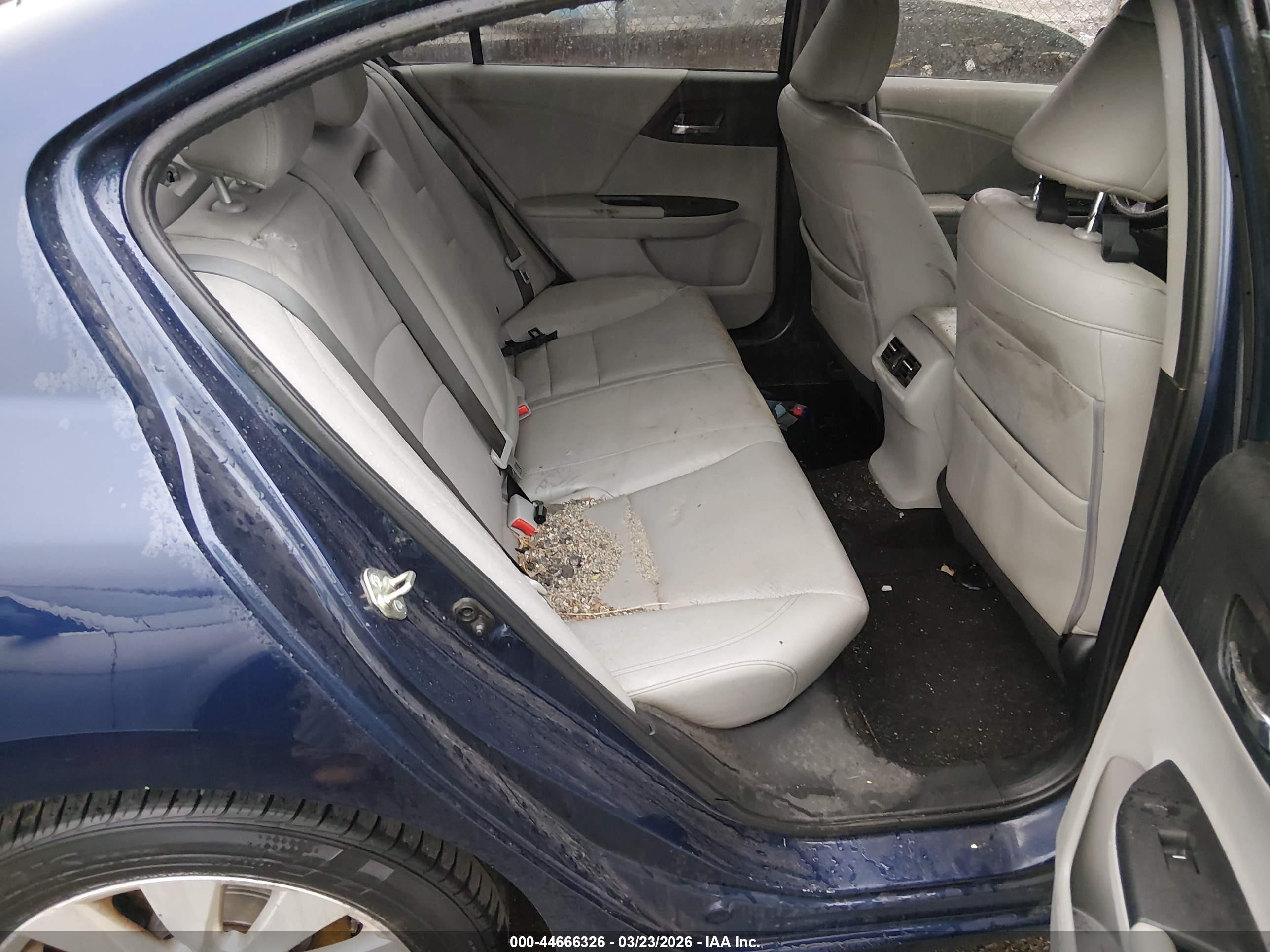2015 Honda Accord Ex-l V-6 Синий vin: 1HGCR3F82FA007604