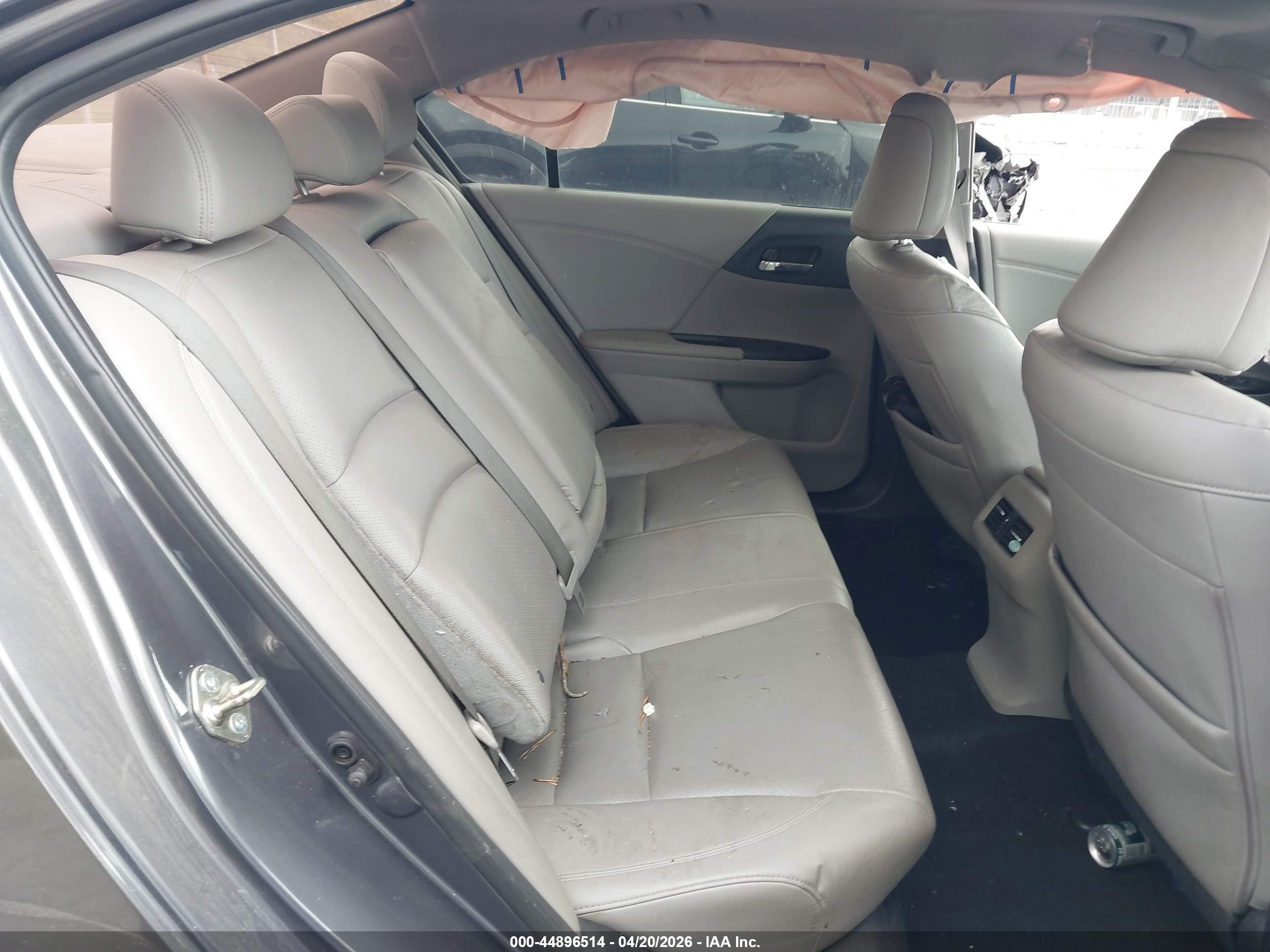2015 Honda Accord Ex-l V-6 Серый vin: 1HGCR3F82FA008252