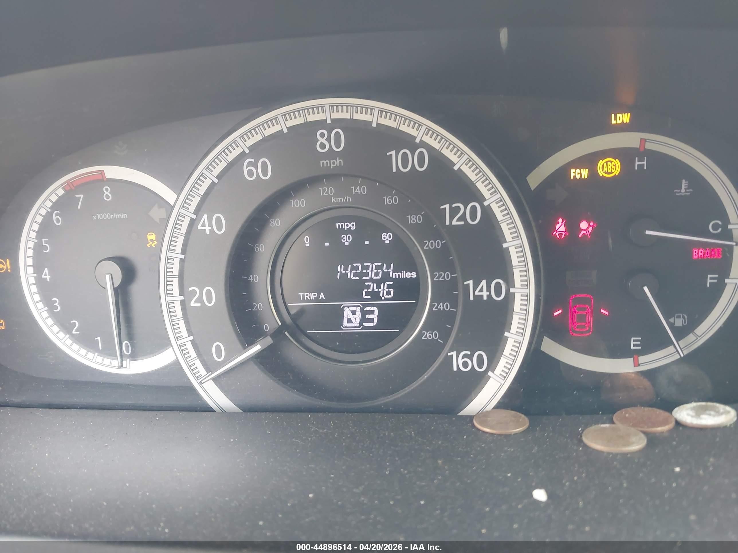 2015 Honda Accord Ex-l V-6 Серый vin: 1HGCR3F82FA008252
