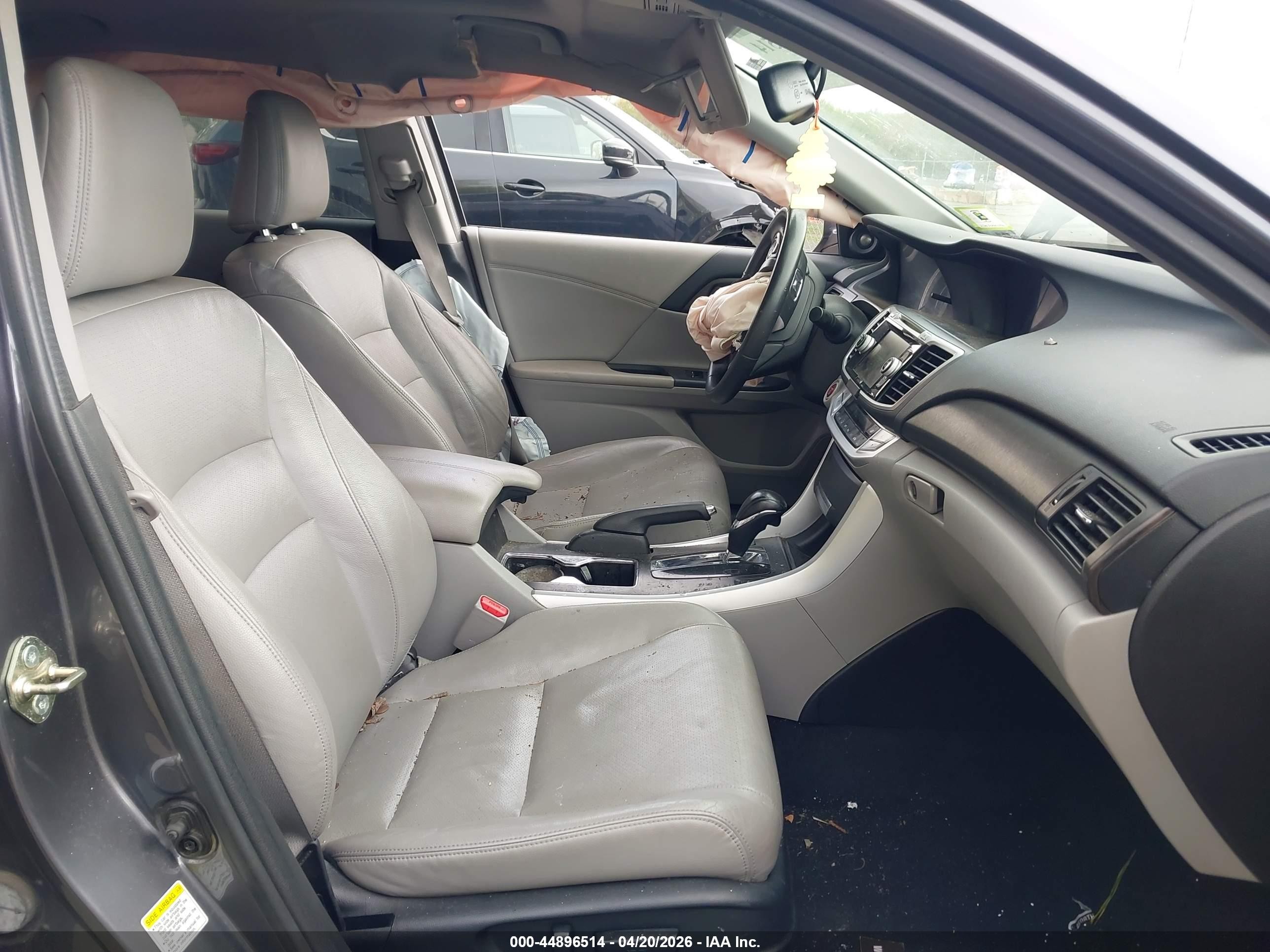 2015 Honda Accord Ex-l V-6 Серый vin: 1HGCR3F82FA008252
