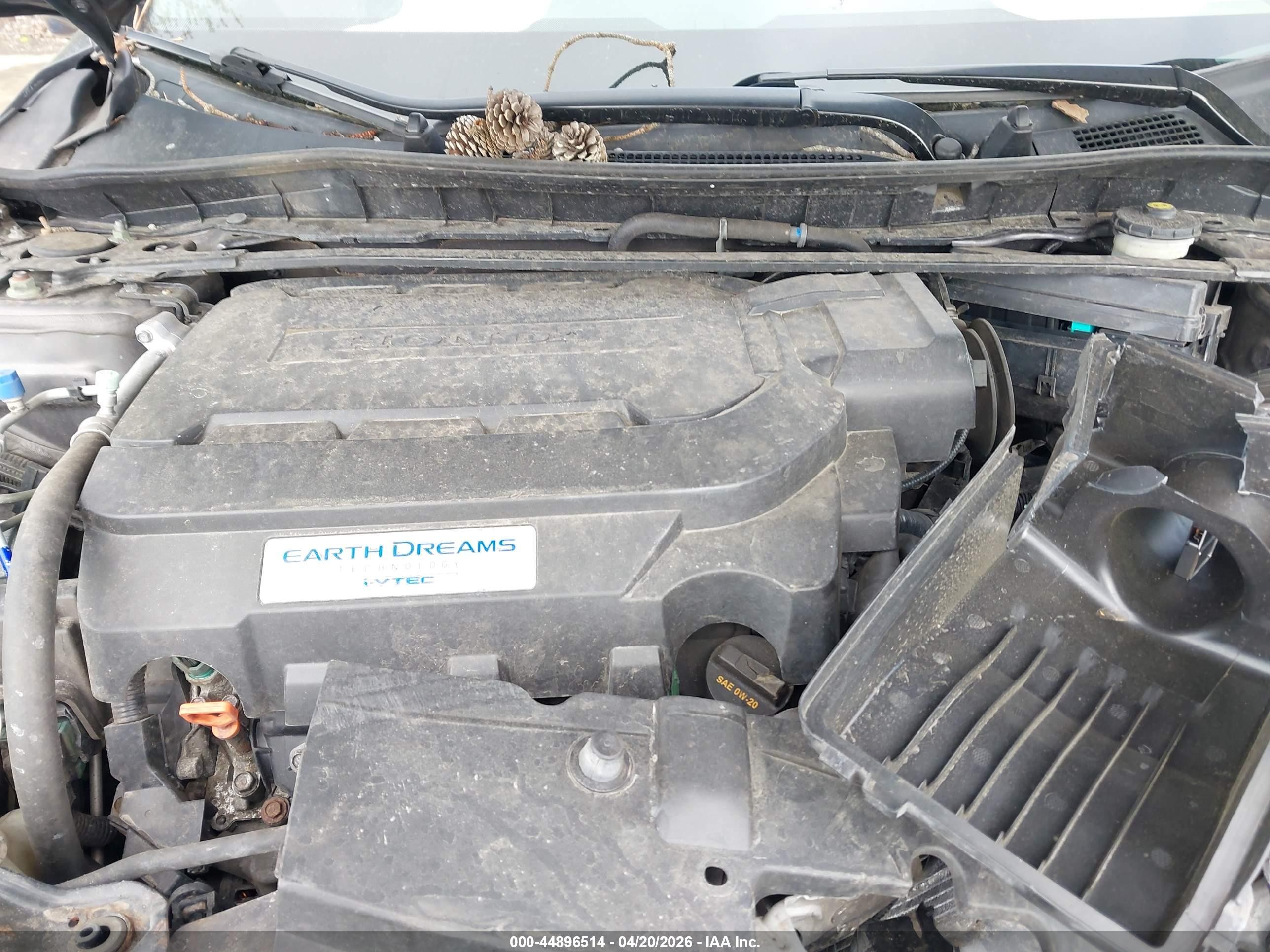 2015 Honda Accord Ex-l V-6 Серый vin: 1HGCR3F82FA008252