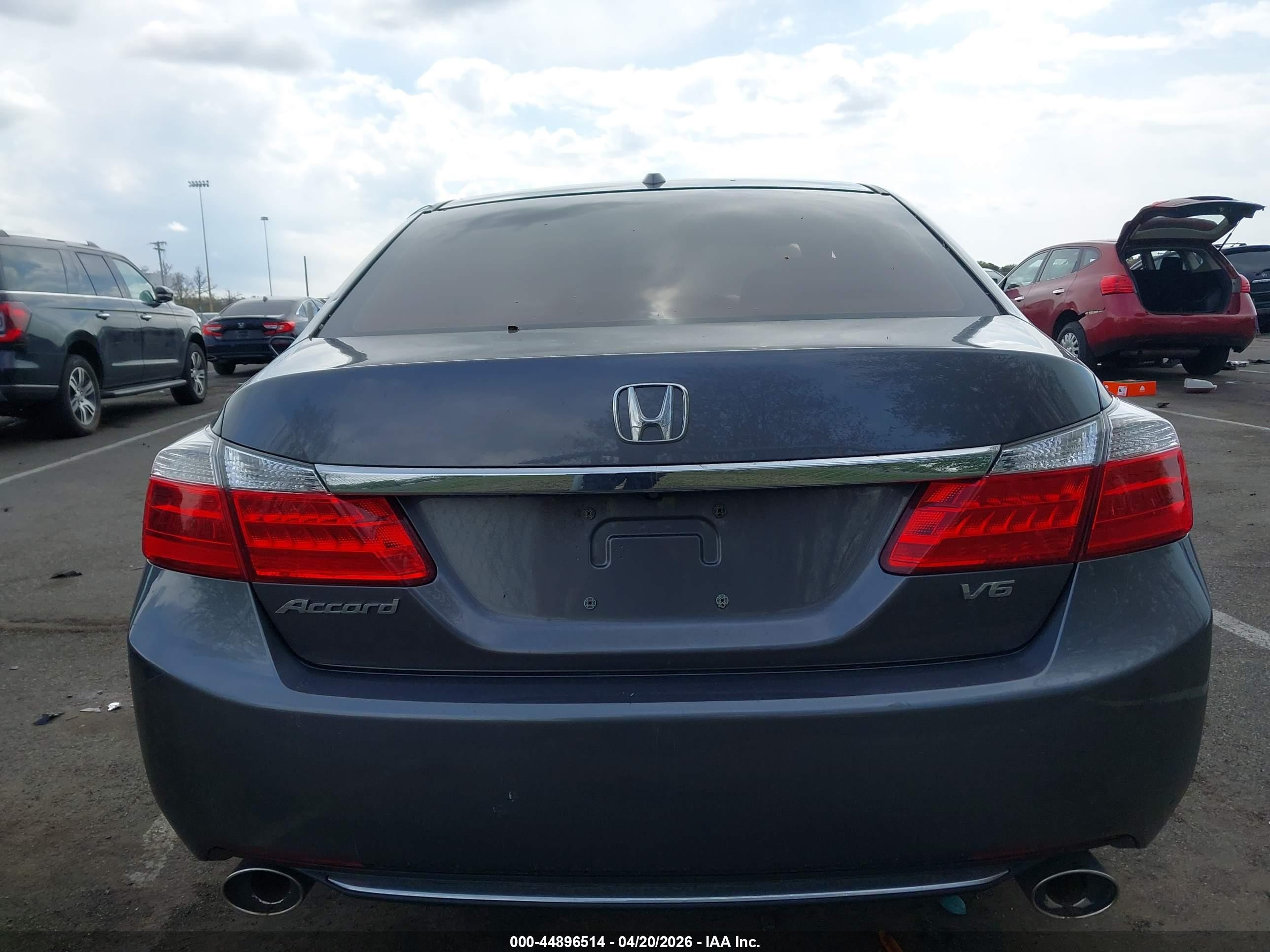 2015 Honda Accord Ex-l V-6 Серый vin: 1HGCR3F82FA008252