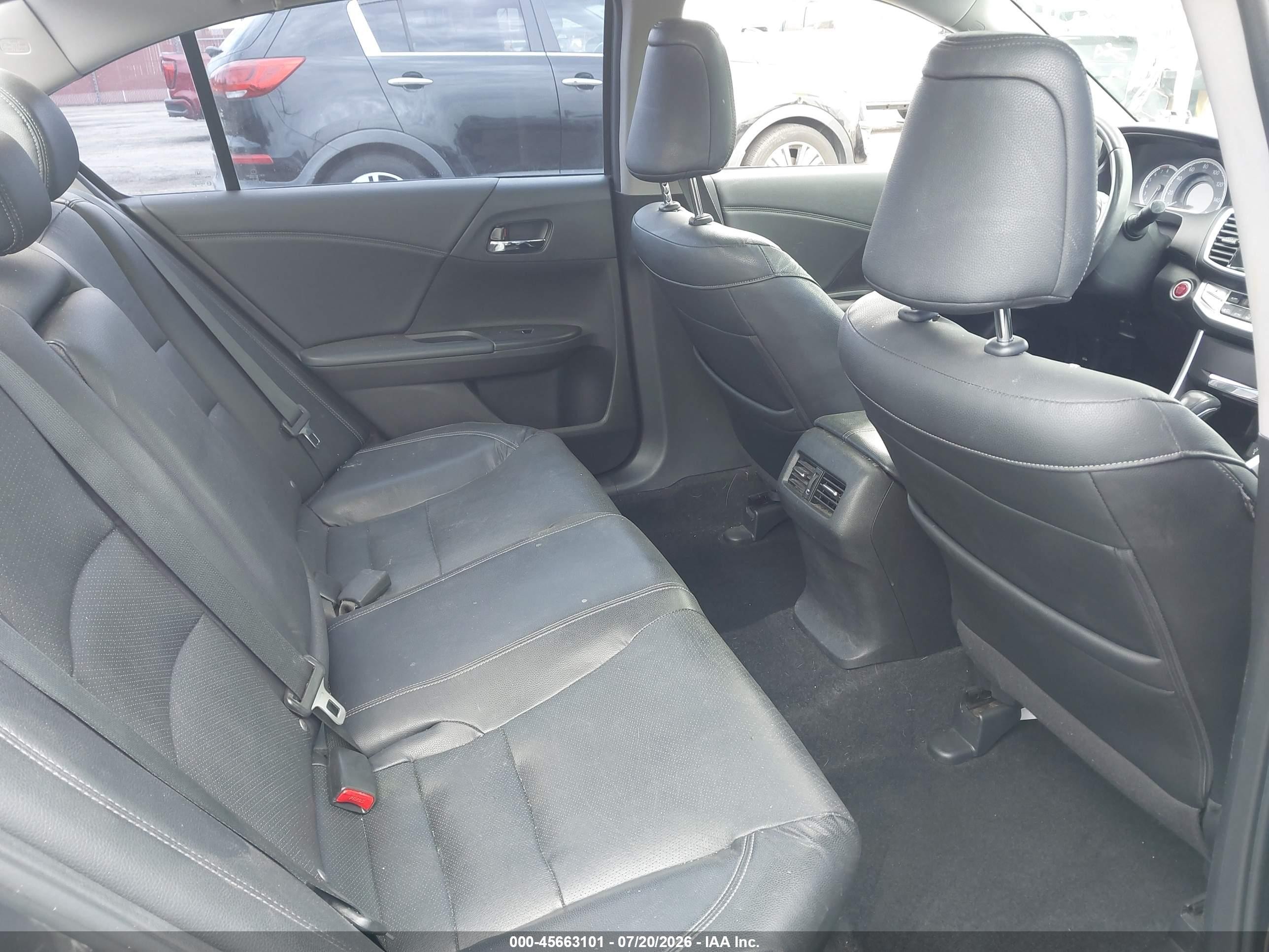 2015 Honda Accord Ex-l V-6 Gray vin: 1HGCR3F82FA010406