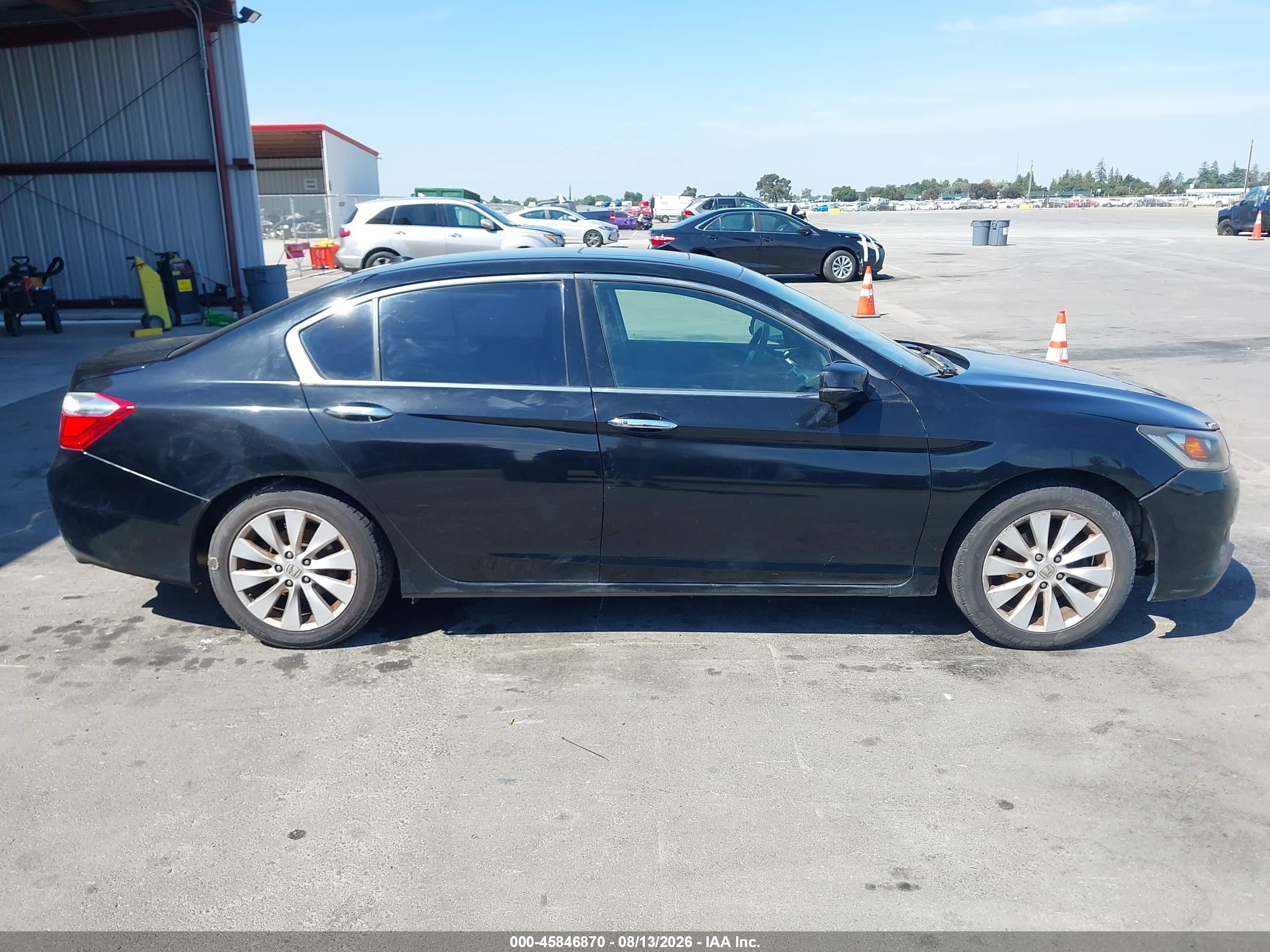 2015 Honda Accord Ex-l V-6 Черный vin: 1HGCR3F82FA014374