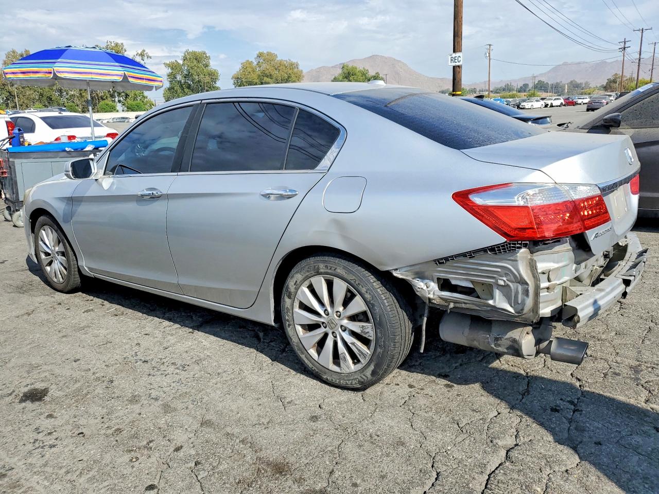 2015 Honda Accord Exl Silver vin: 1HGCR3F82FA015265