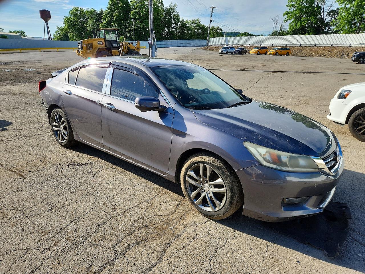 2015 Honda Accord Exl Gray vin: 1HGCR3F82FA025570