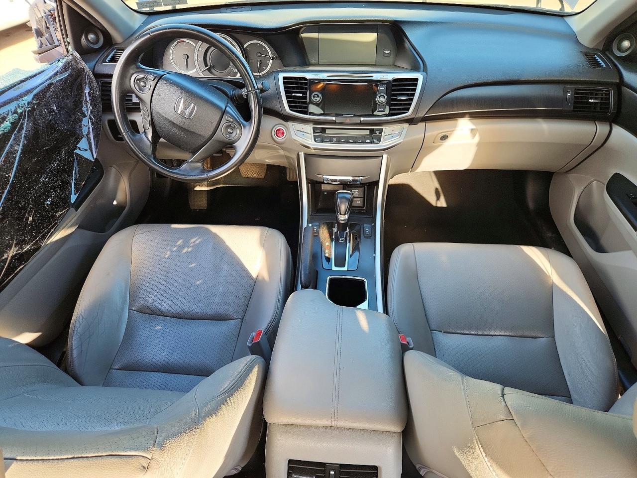 2015 Honda Accord Exl Gray vin: 1HGCR3F82FA025570