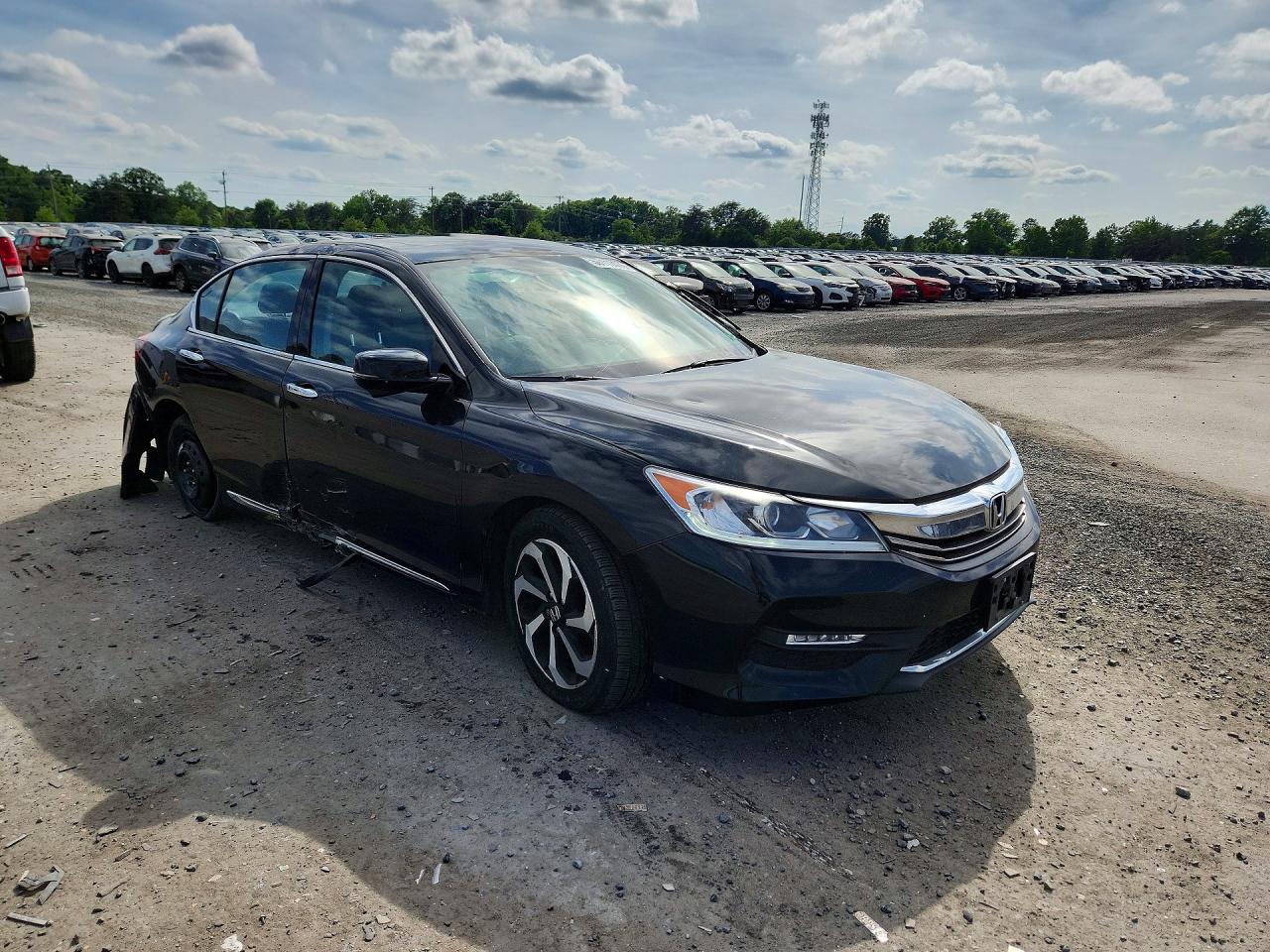 2017 Honda Accord Exl Black vin: 1HGCR3F82HA028729