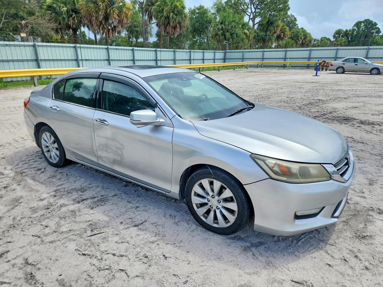 2013 Honda Accord Exl Gray vin: 1HGCR3F83DA002828
