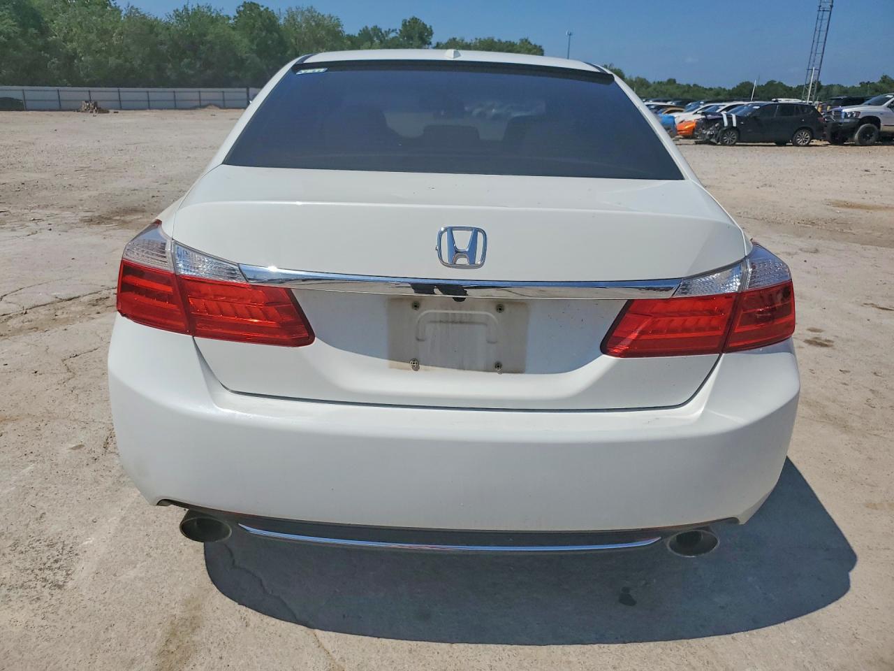 2013 Honda Accord Exl White vin: 1HGCR3F83DA005826