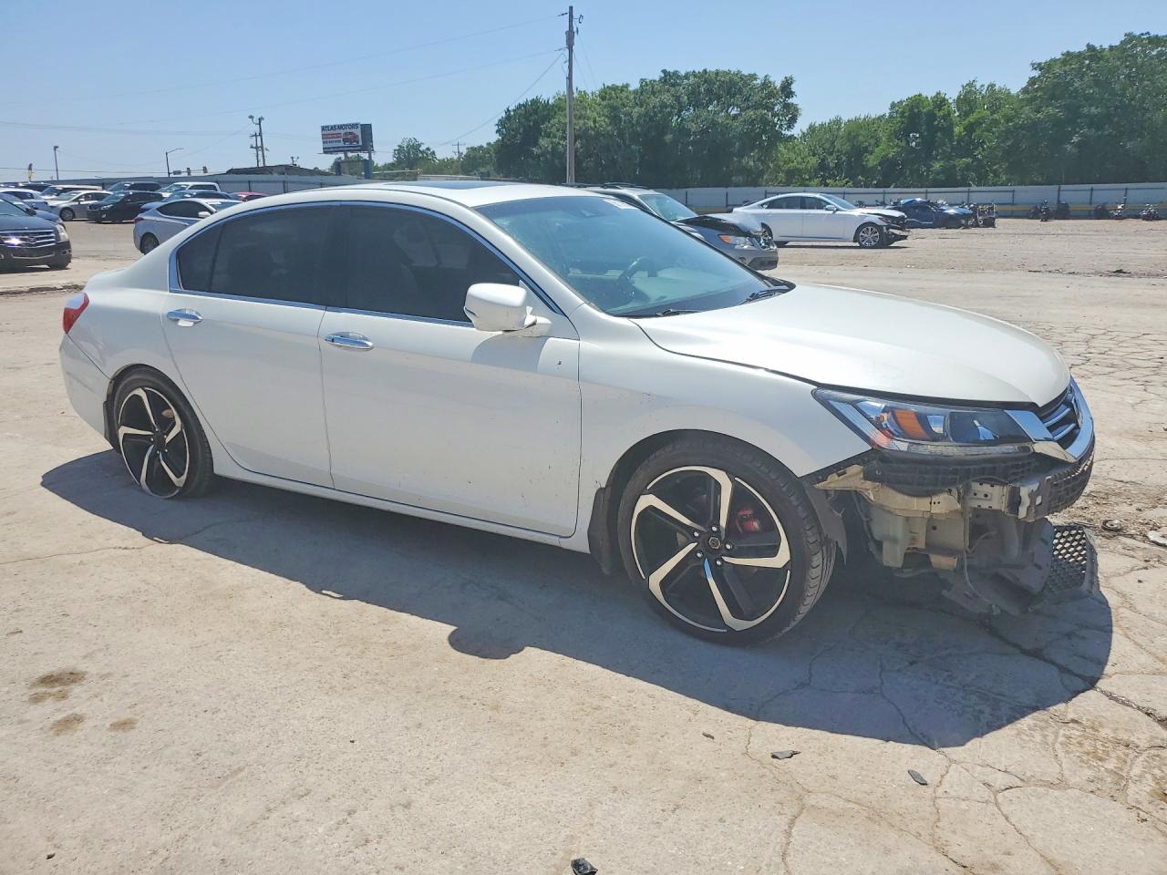2013 Honda Accord Exl White vin: 1HGCR3F83DA005826