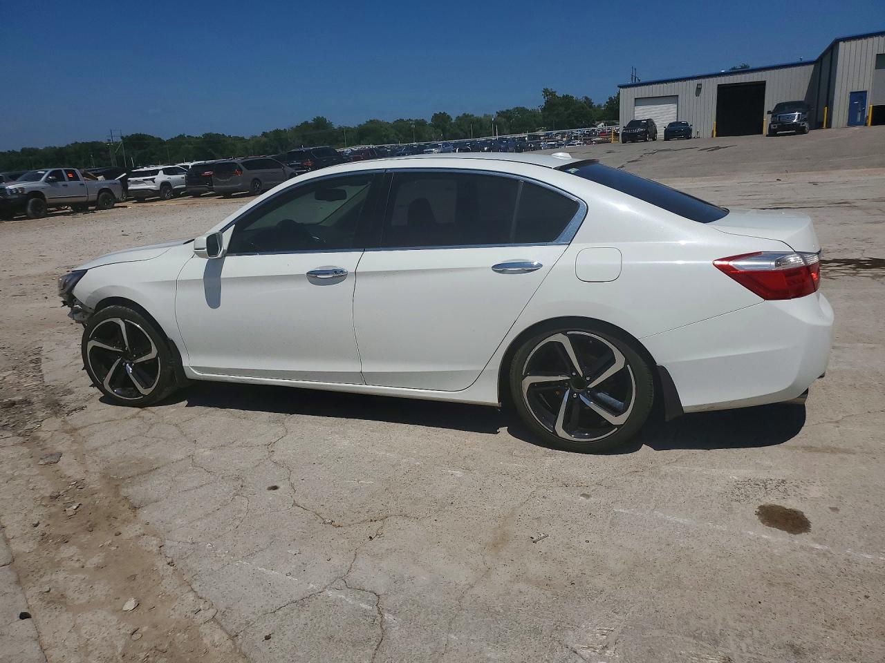 2013 Honda Accord Exl White vin: 1HGCR3F83DA005826