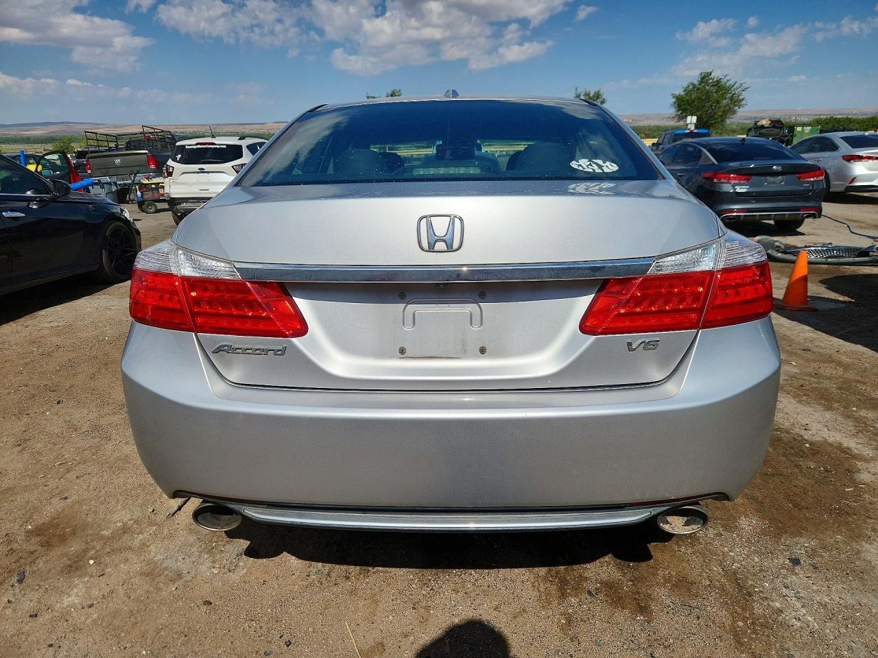 2013 Honda Accord Exl Silver vin: 1HGCR3F83DA010623