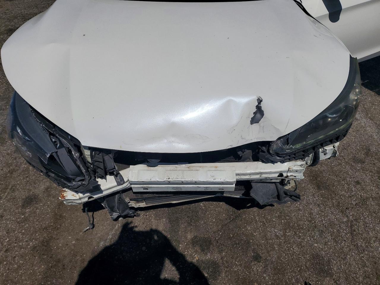 2013 Honda Accord Exl White vin: 1HGCR3F83DA025090