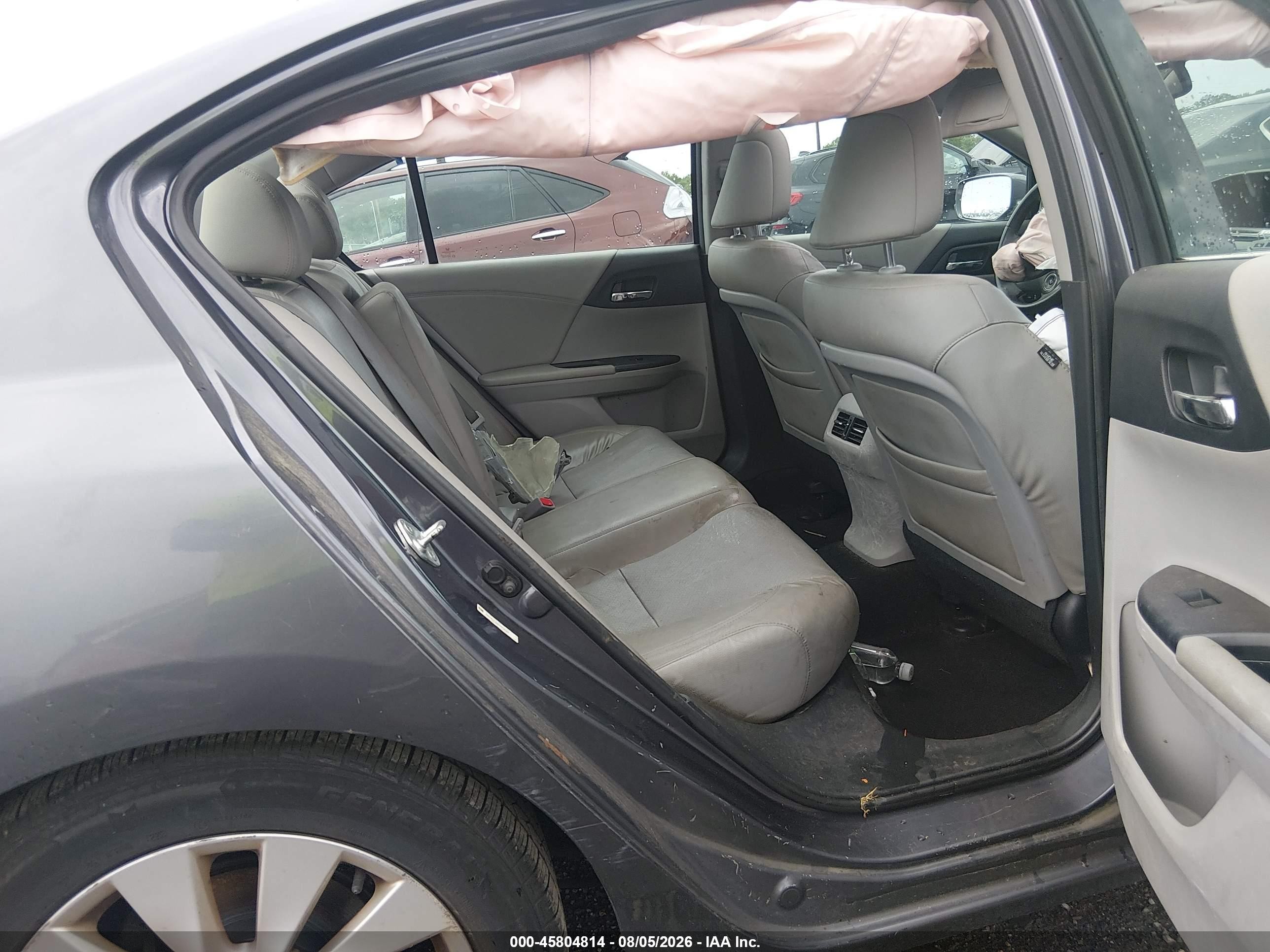 2013 Honda Accord Ex-l V-6 Gray vin: 1HGCR3F83DA032685