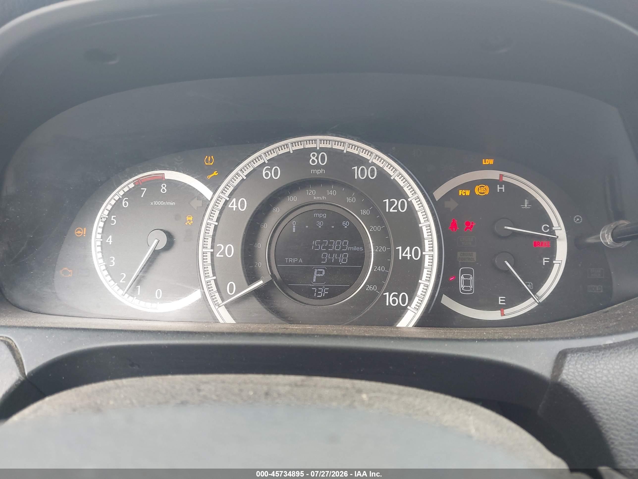 2013 Honda Accord Ex-l V-6 Gray vin: 1HGCR3F83DA046991