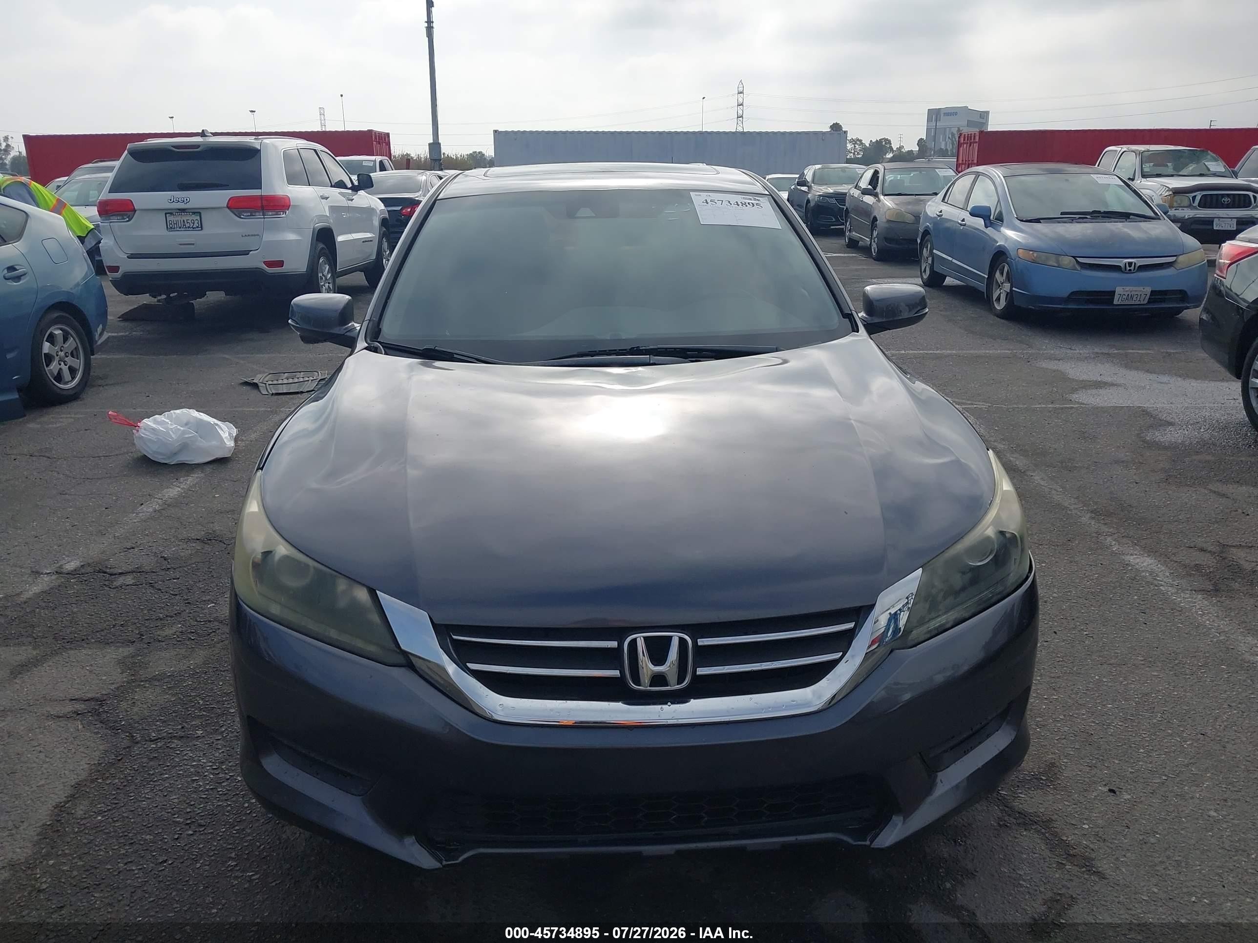 2013 Honda Accord Ex-l V-6 Gray vin: 1HGCR3F83DA046991