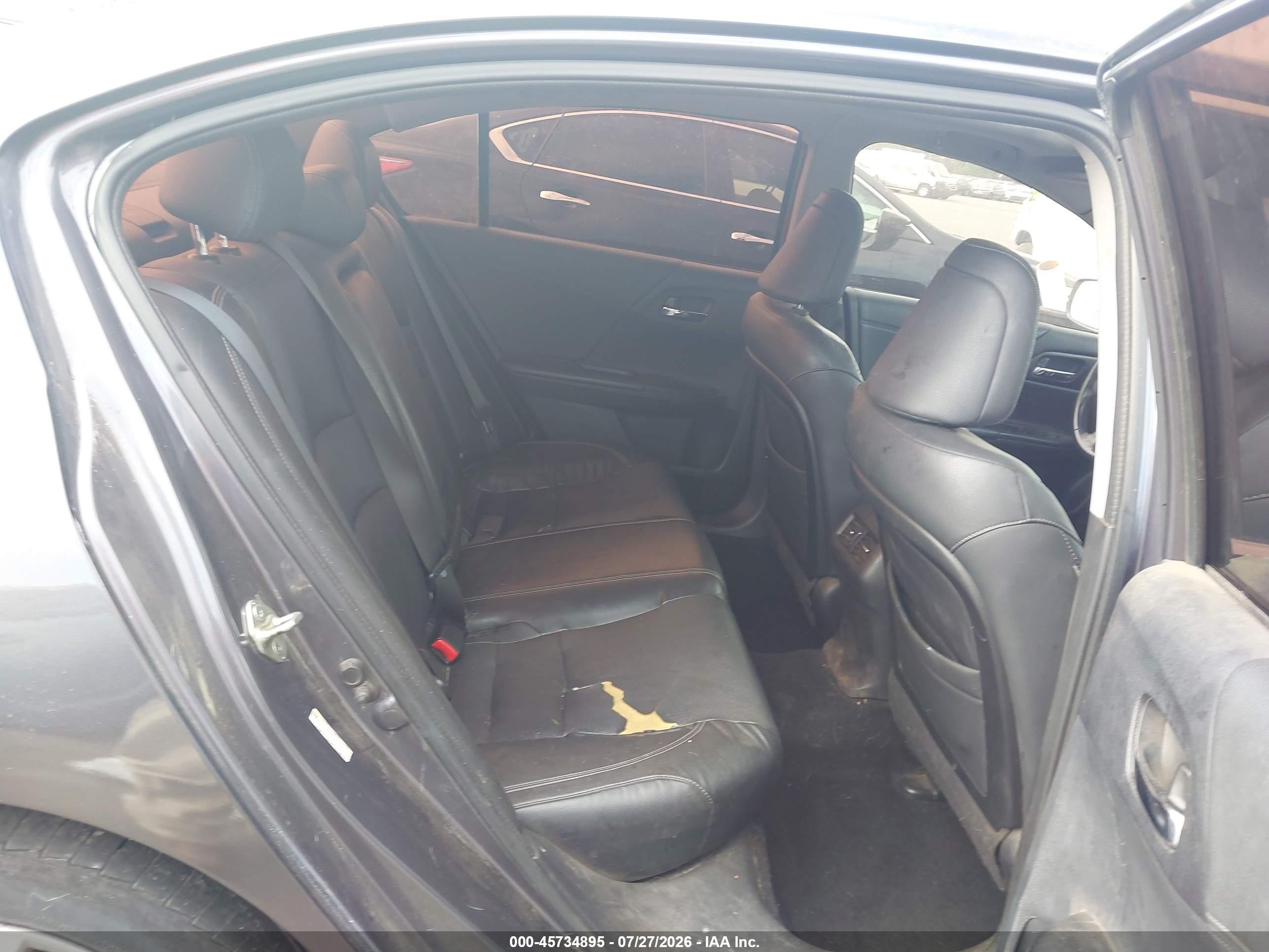2013 Honda Accord Ex-l V-6 Gray vin: 1HGCR3F83DA046991